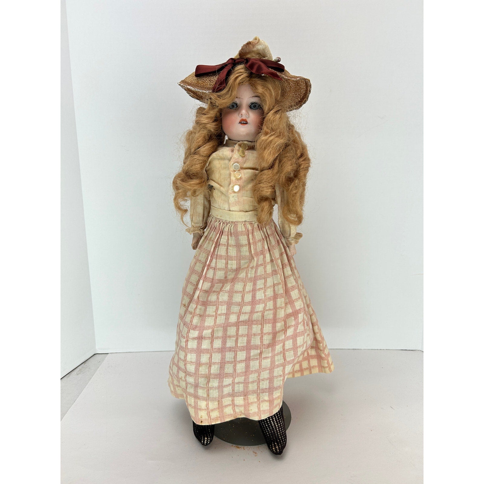 Antique Armand Marseille 370 19 inch Bisque Doll with Original Clothes 1880s