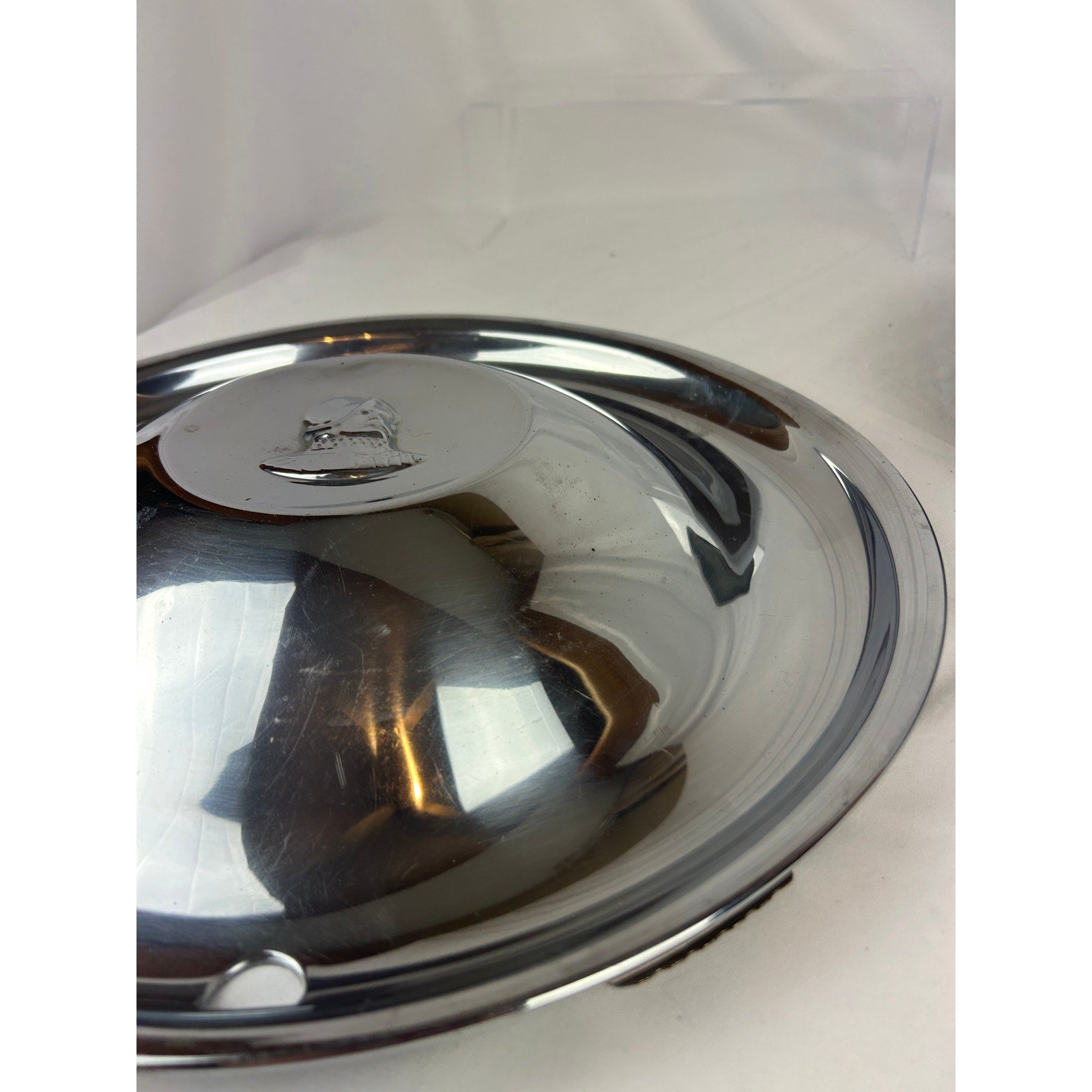 1951–1952 DeSoto Deluxe 15 Inch Chrome Hubcaps Set of 4 Vintage