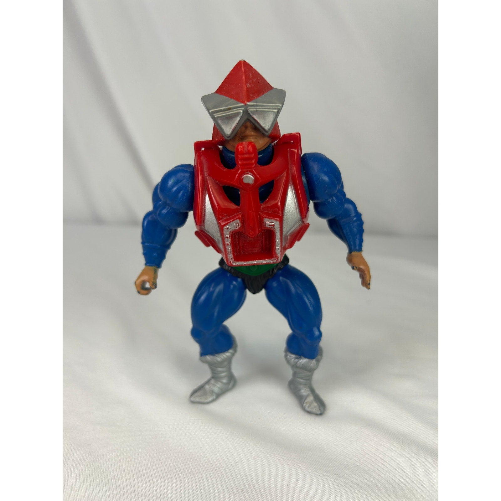 Vintage MOTU Mekaneck Figure w Original Armor Mattel 1983 He-Man