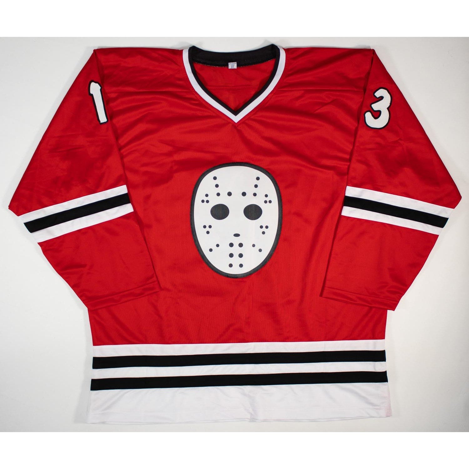 Ari Lehman Jason 1 Signed Jason Voorhees Hockey Jersey JSA COA XL Custom Red