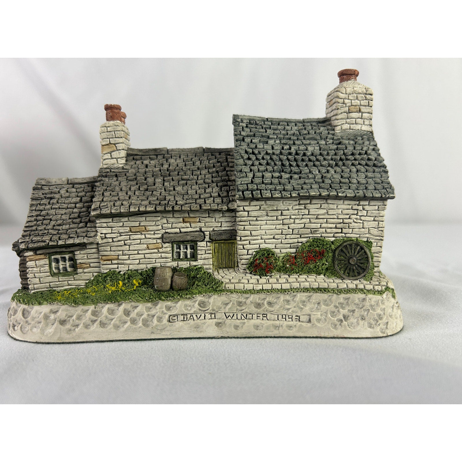David Winter Y Ddraig Goch Welsh Collection Cottage 1993 Boxed