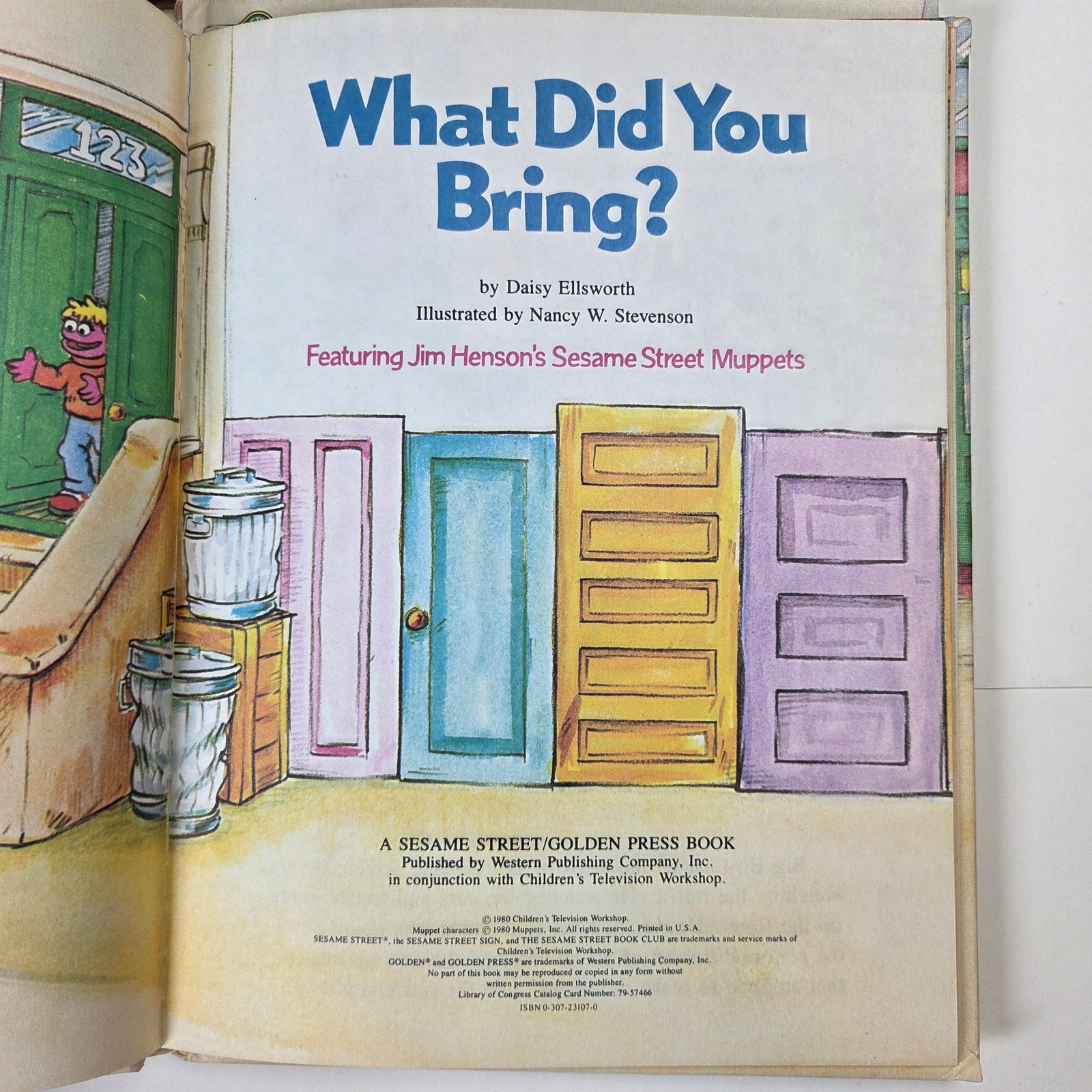 Vintage Sesame Street Book Club Big Bird Hardcover Books Lot of 5 1980s