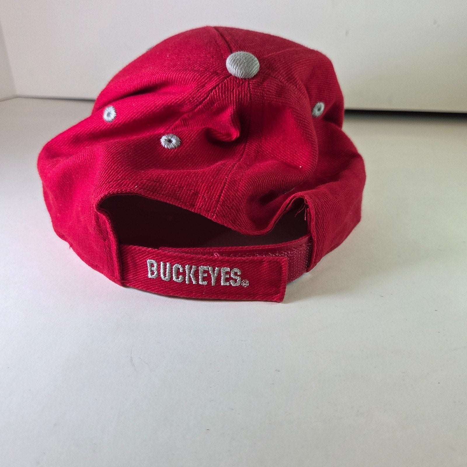 Ohio State Buckeyes Scarlet Hat Cap One Size Collegiate Licensed Adjustable