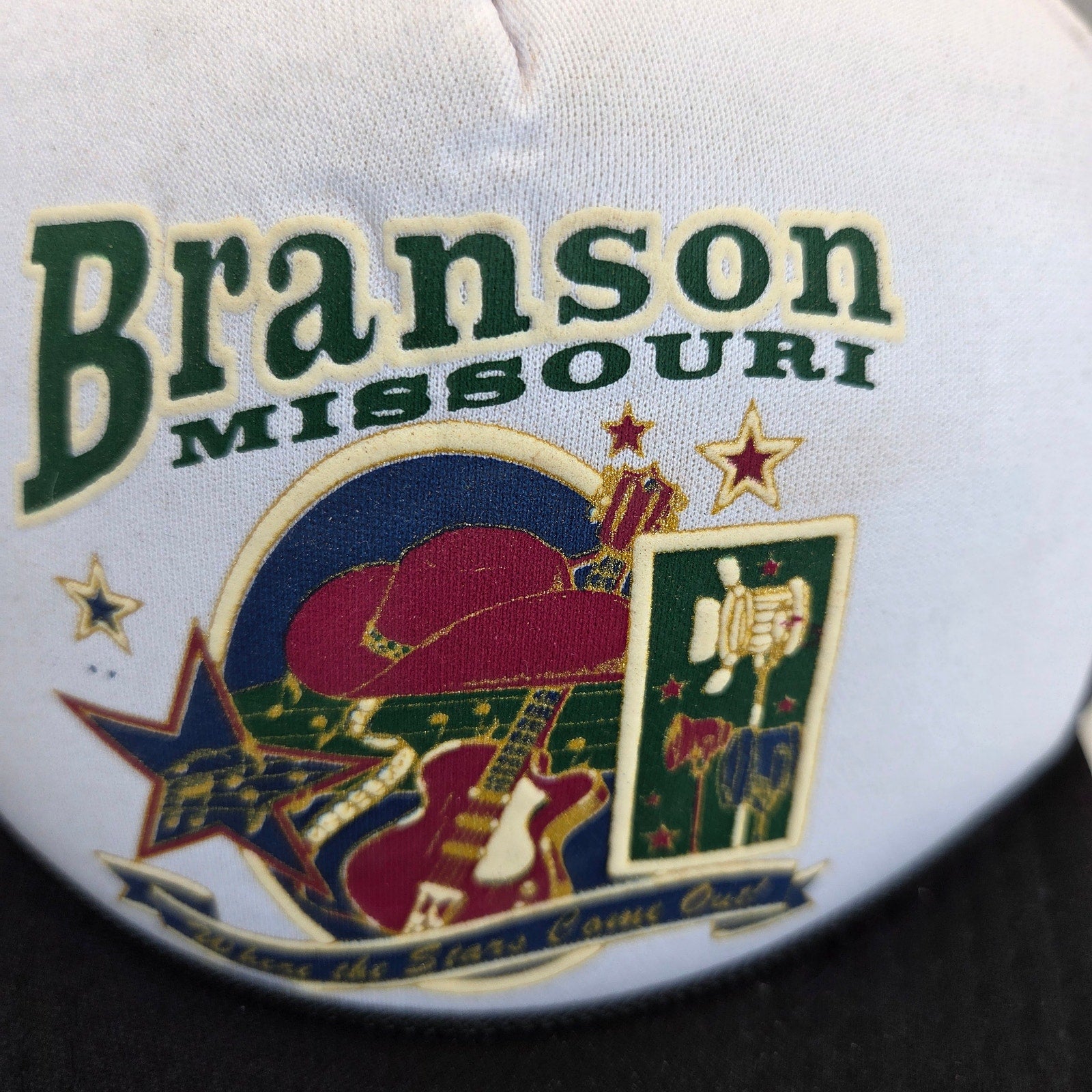 Vintage Cameo Branson Missouri Where the Stars Come Out Snapback Foam Hat