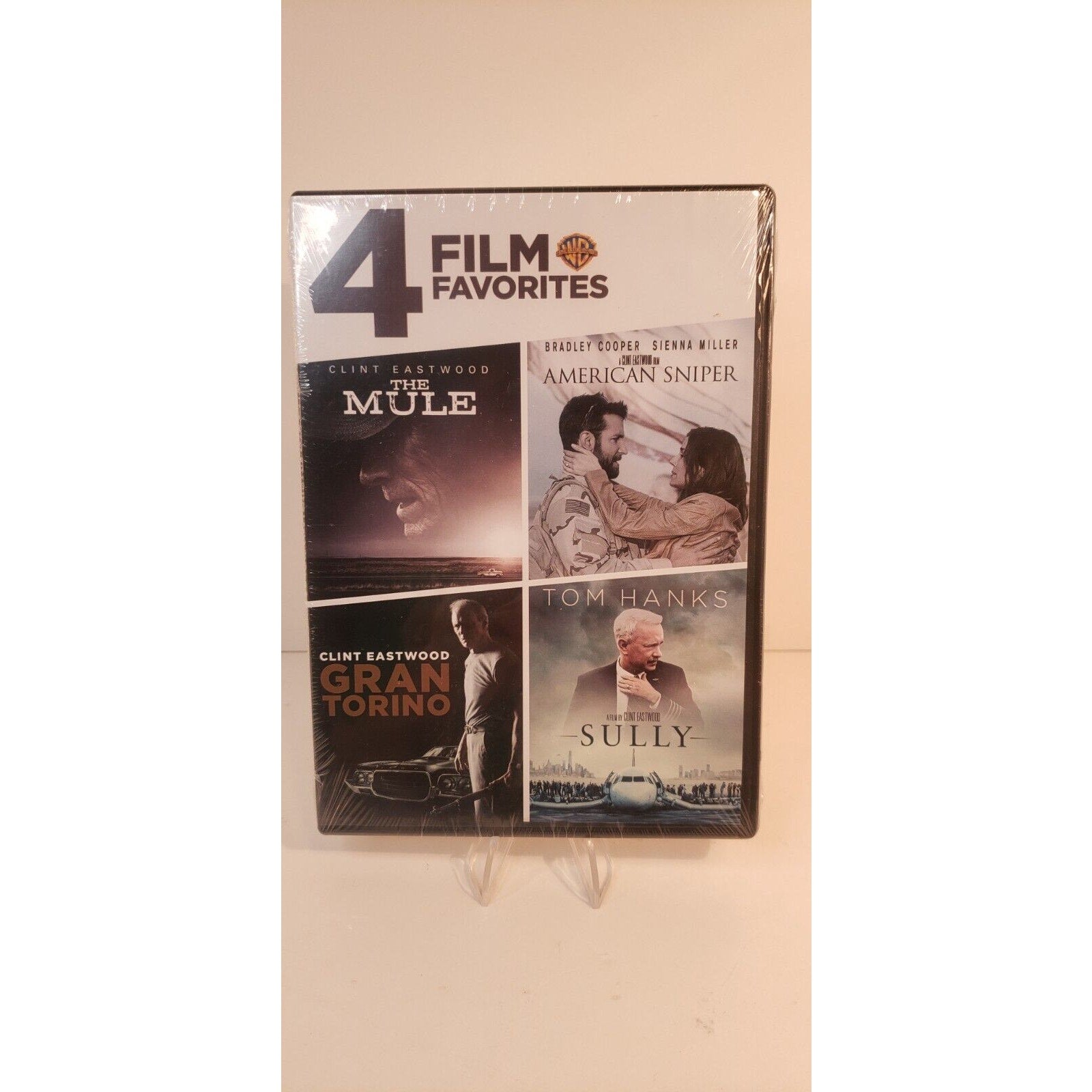 Warner Bros. 4 Film Favorites The Mule, American Sniper, Gran Torino, Sully DVD