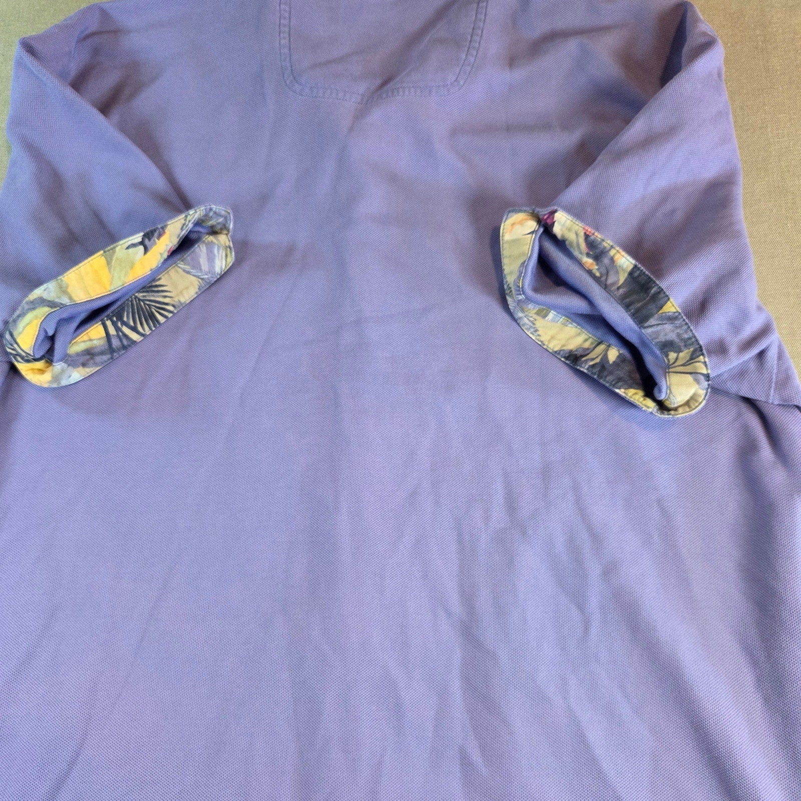 Tommy Bahama Island Zone Shirt XL Marlin Embroidery Floral Trim Button Down