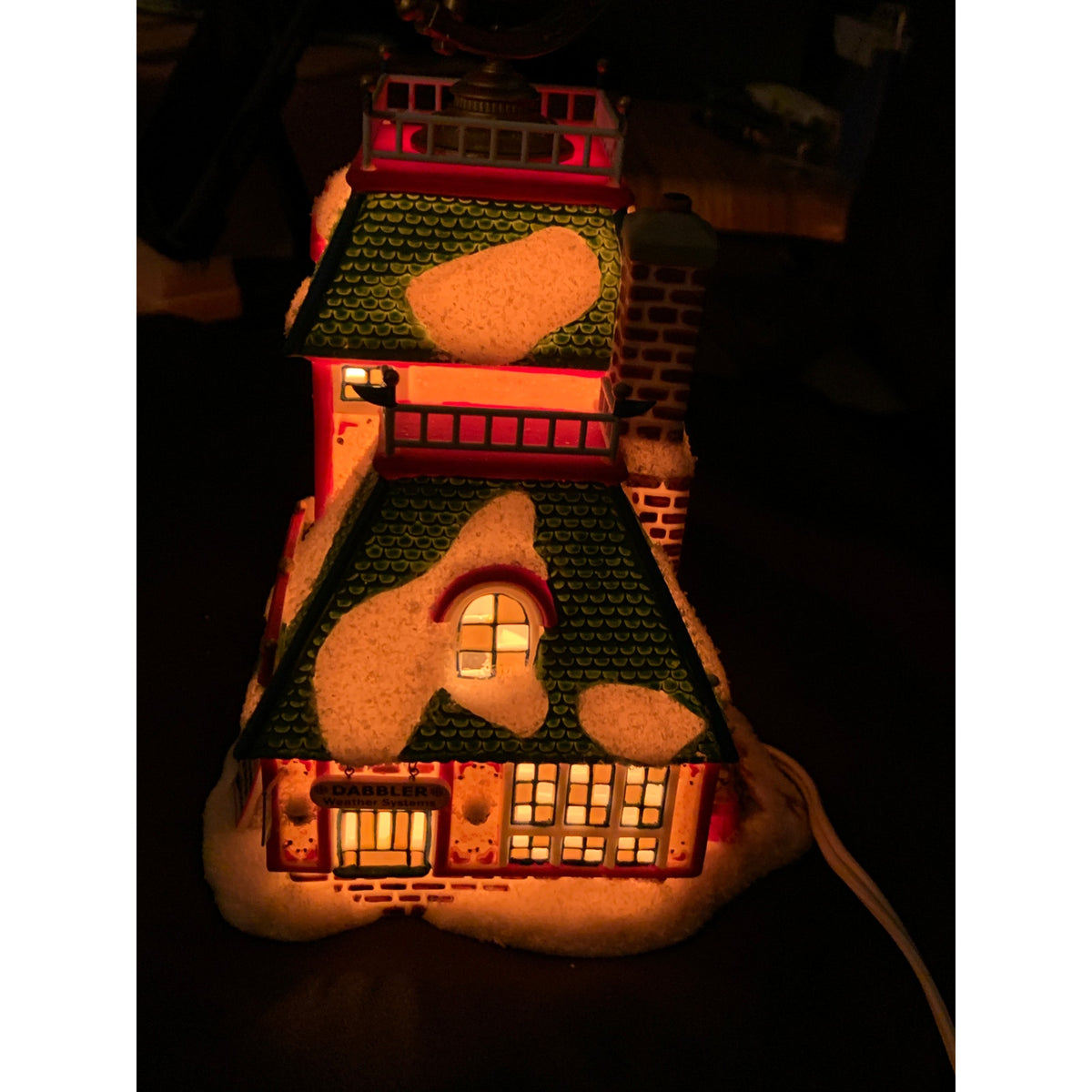 Dept 56 North Pole Around the World 24 Hours Flight Center 56.56790 Box