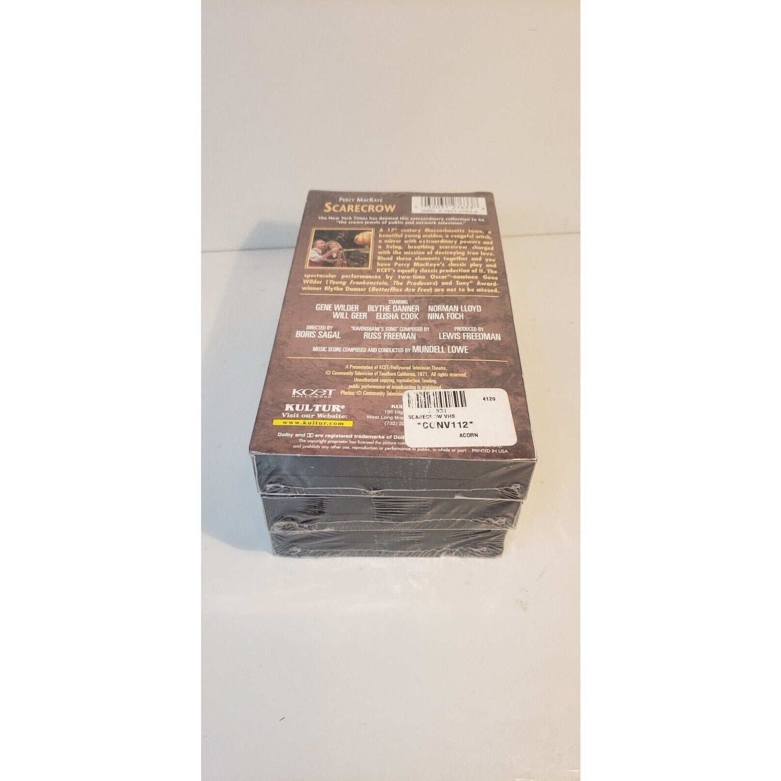 Broadway Theatre Archive VHS Lot 3 Sealed Scarecrow Gene Wilder + 2 More OOP