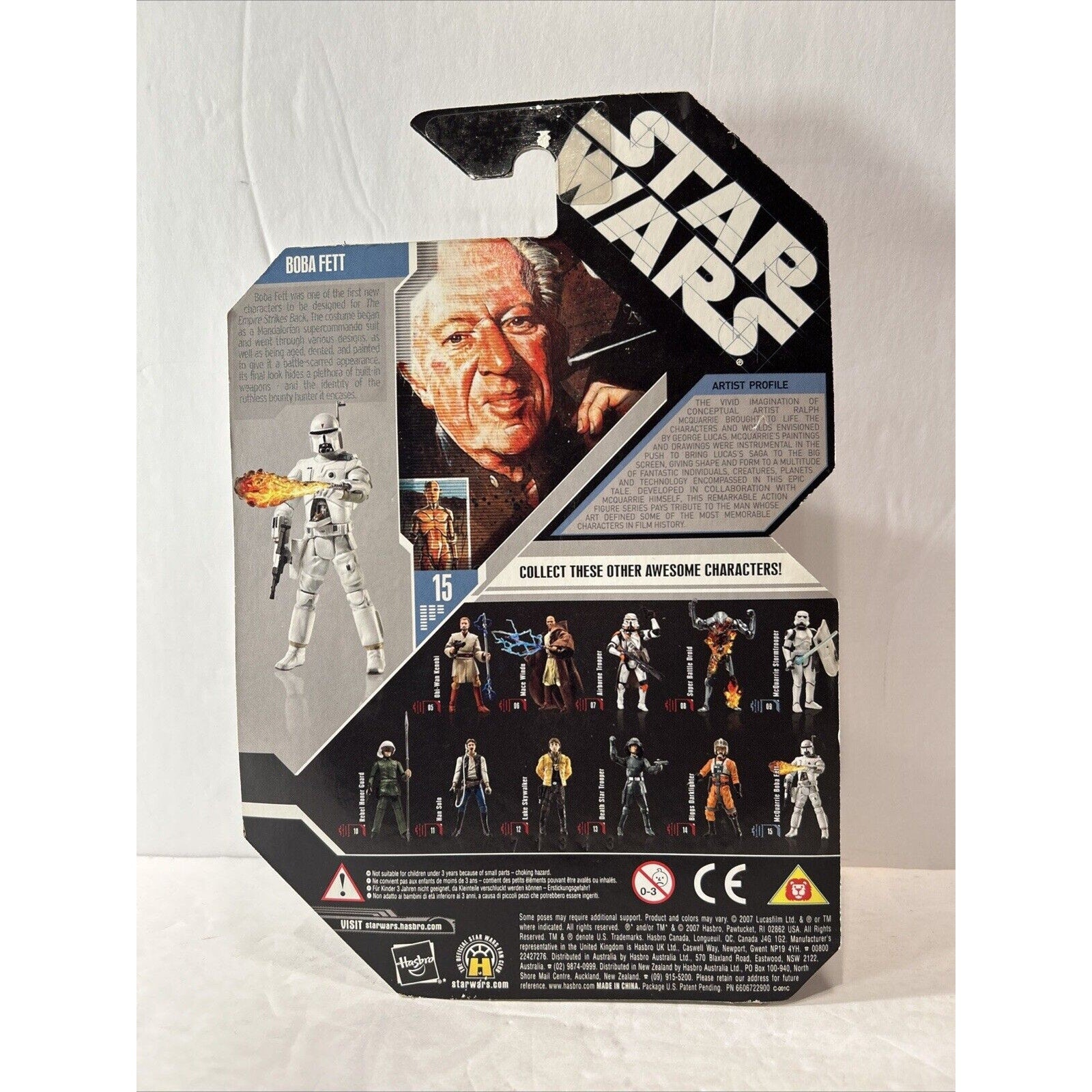 Star Wars 30th Anniv Concept Figures Lot Chewbacca Han Solo Yoda Boba Fett NIB