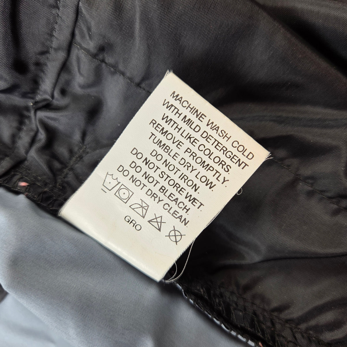 Vintage 1998 Columbia Packable Hooded Rain Jacket Women's XL Black Full Zip
