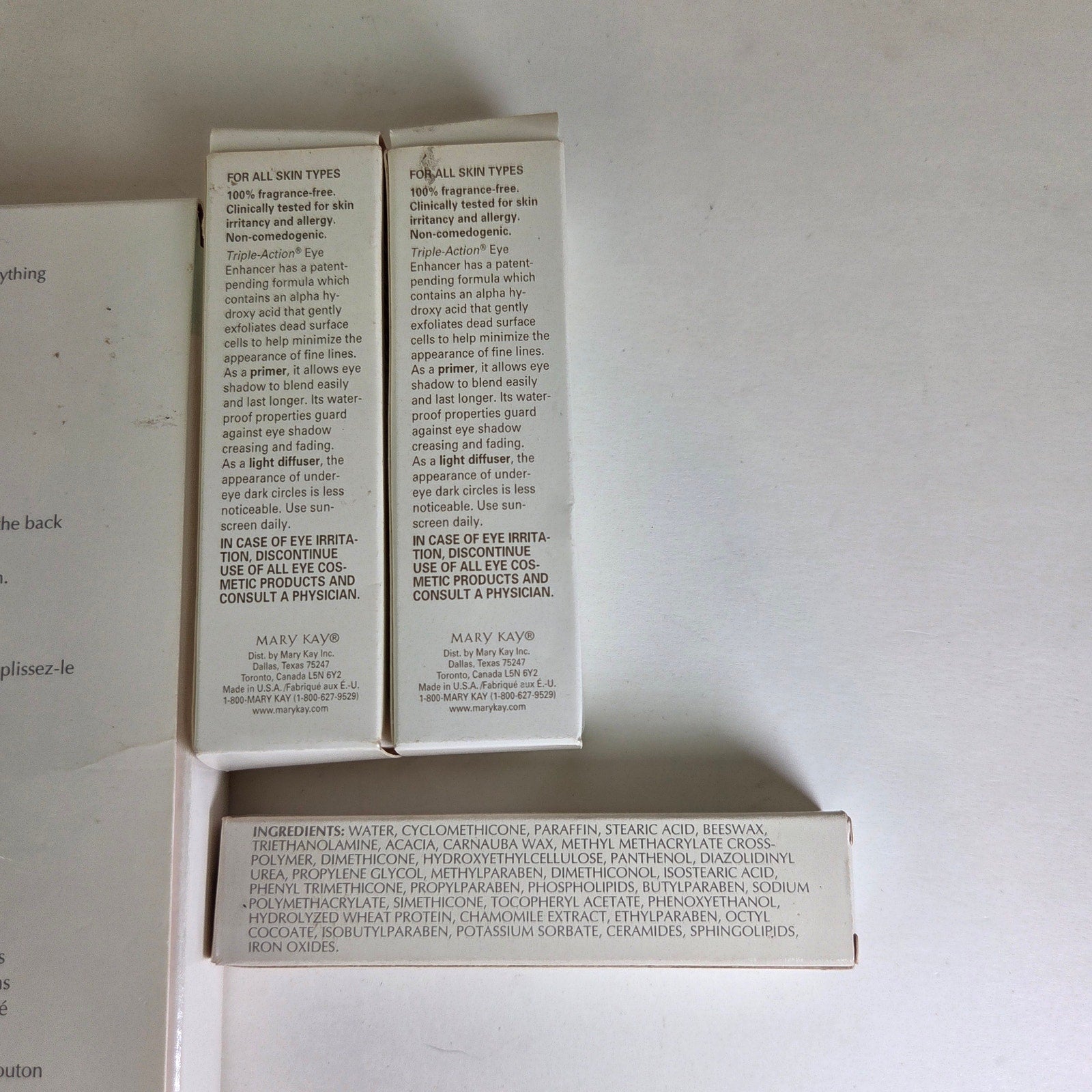 Mary Kay Cosmetic Lot – Palette, Eye Cream, Mascara – Vintage Unused