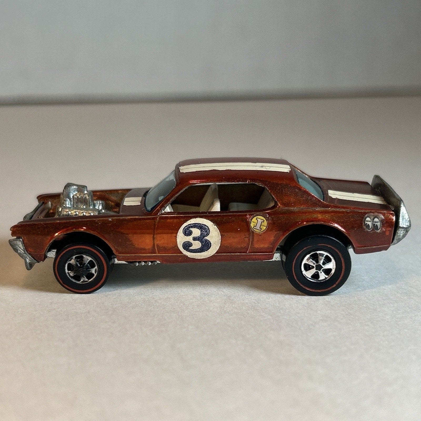 Hot Wheels Redline Orange 1969 "Nitty Gritty Kitty" Near MInt Condition