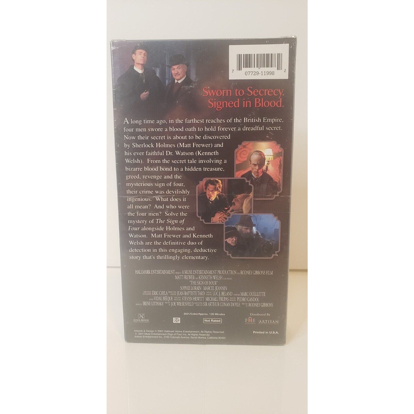 The Sign of Four VHS New Sealed 2001