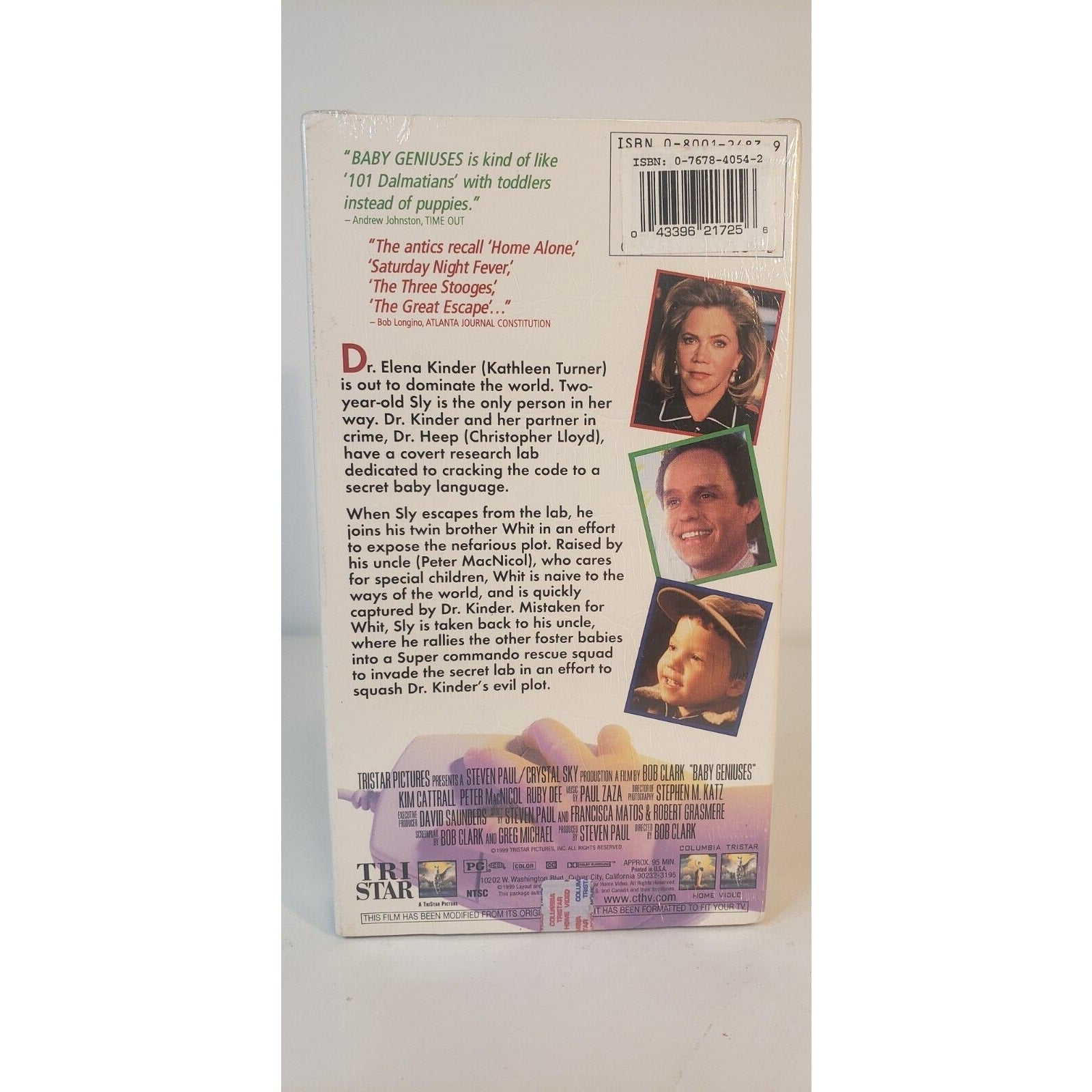 Baby Geniuses VHS 1999 New Sealed Kathleen Turner Christopher Lloyd