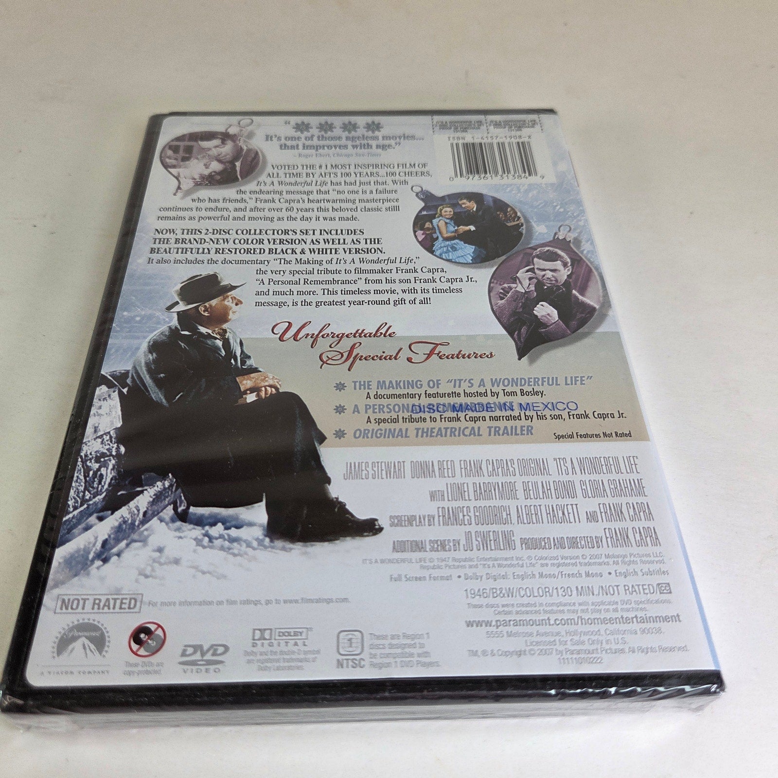 It's a Wonderful Life 2‑Disc Collector’s Set (Color + B&W) – New, Sealed