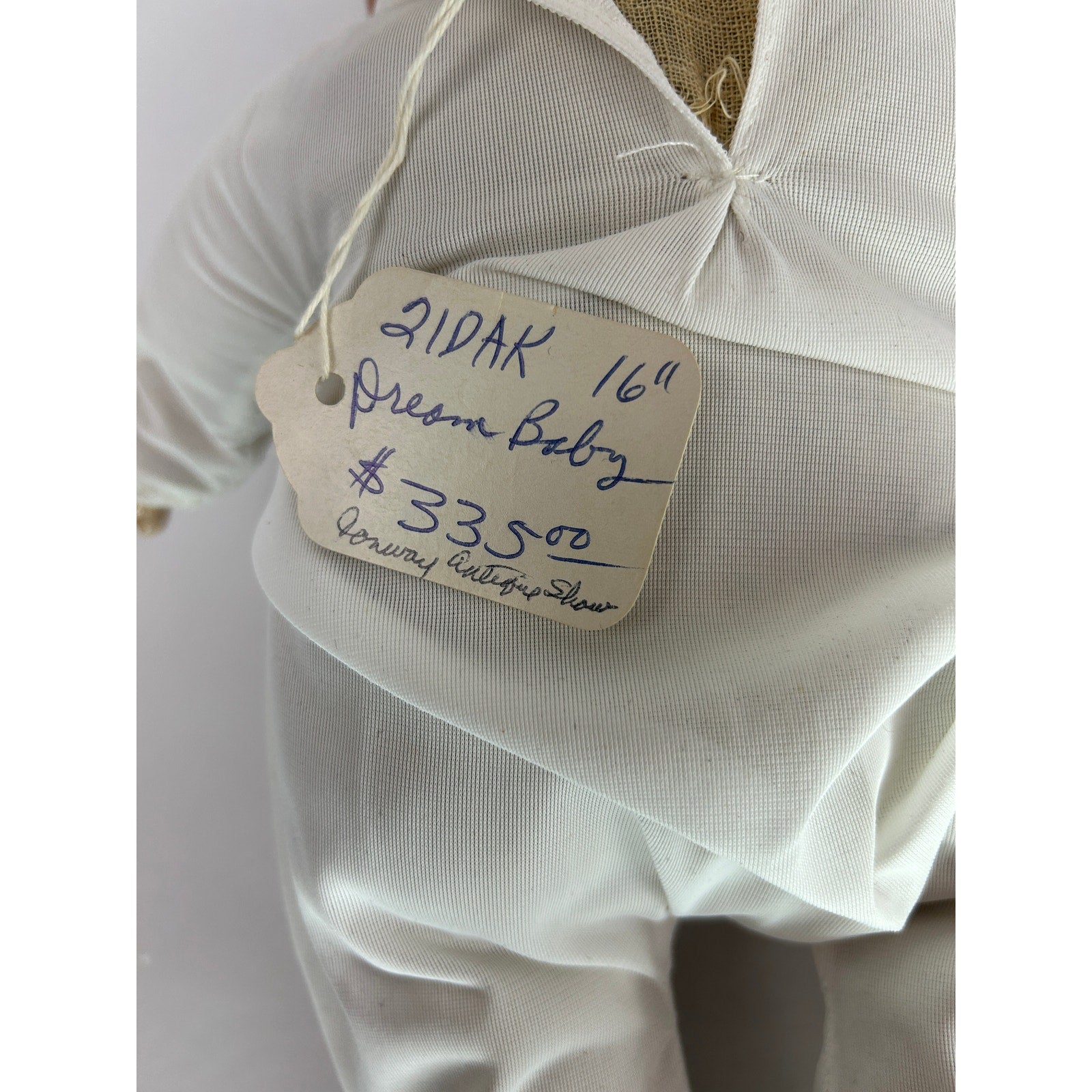 Antique Armand Marseille 16 inch Dream Baby Bisque Doll Cloth Body 1923