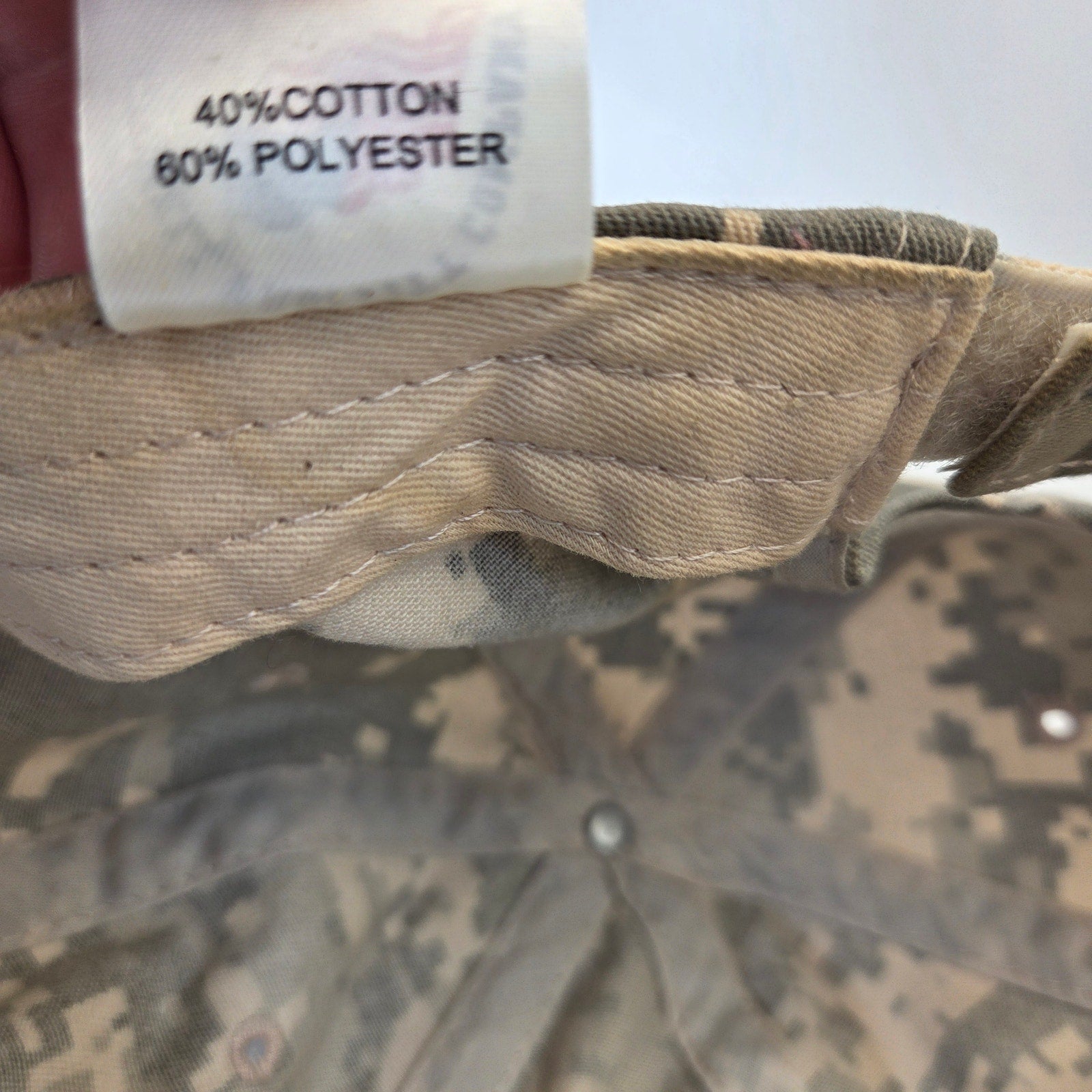 Mitchell Proffitt US Army Digital Camo Hat Adjustable Hook Loop Military Cap