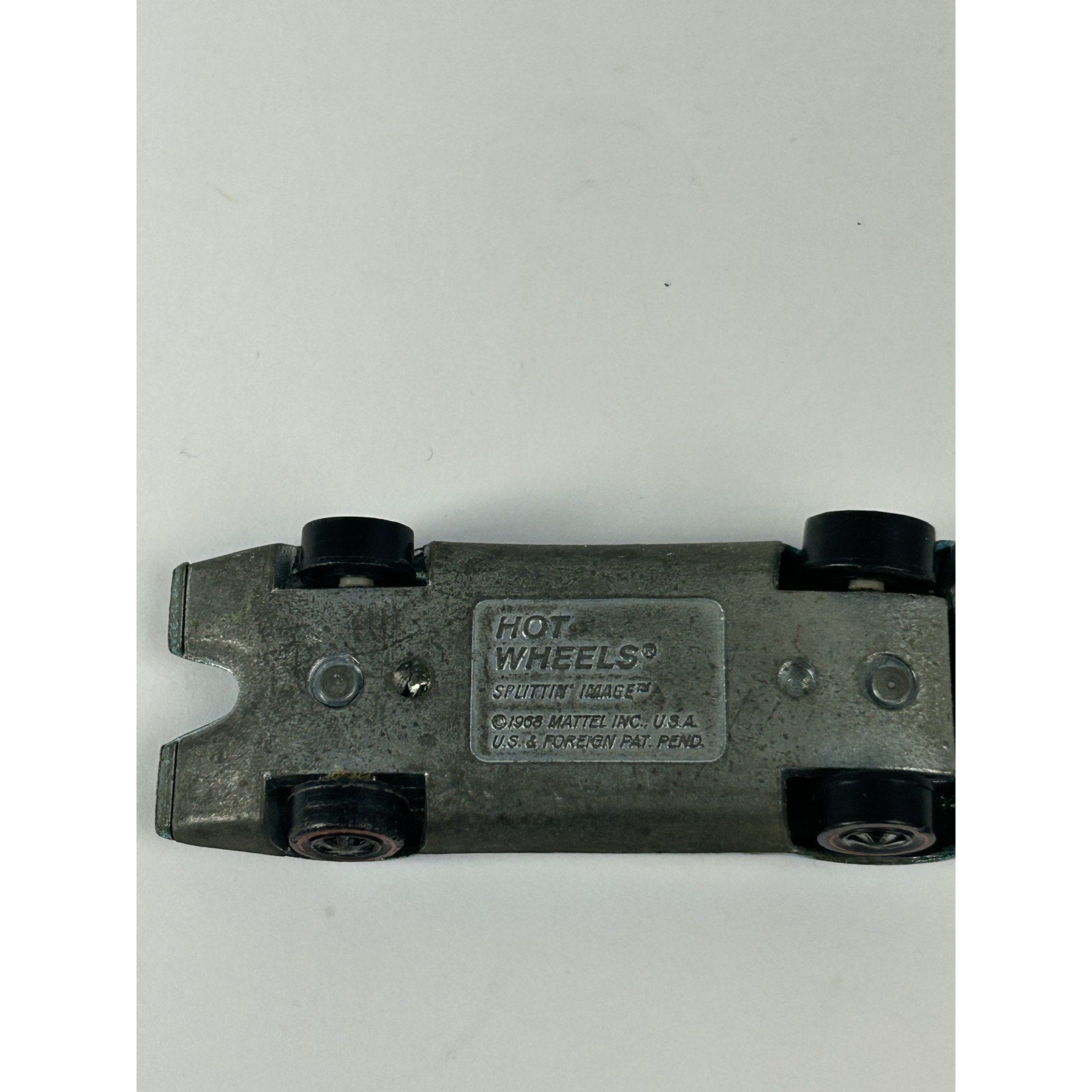 Vintage Hot Wheels Redline 1969 Splittin' Image Mattel Diecast Car W/Badge