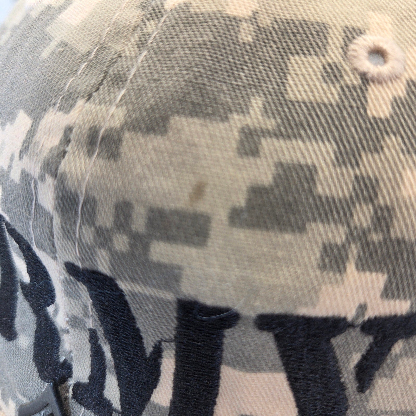 Mitchell Proffitt US Army Digital Camo Hat Adjustable Hook Loop Military Cap