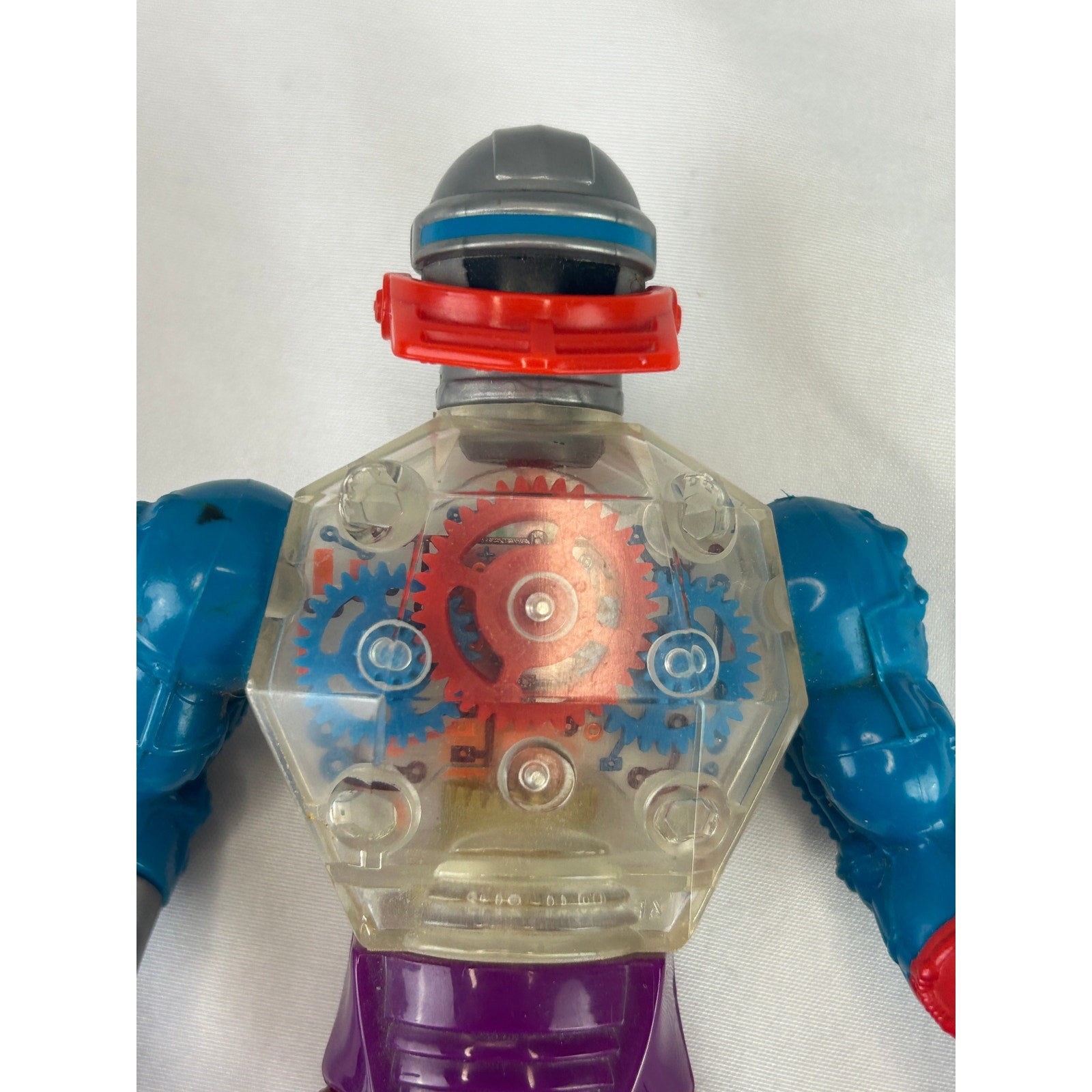 Vintage 1985 Mattel MOTU Roboto Action Figure w/ Axe Masters of the Universe