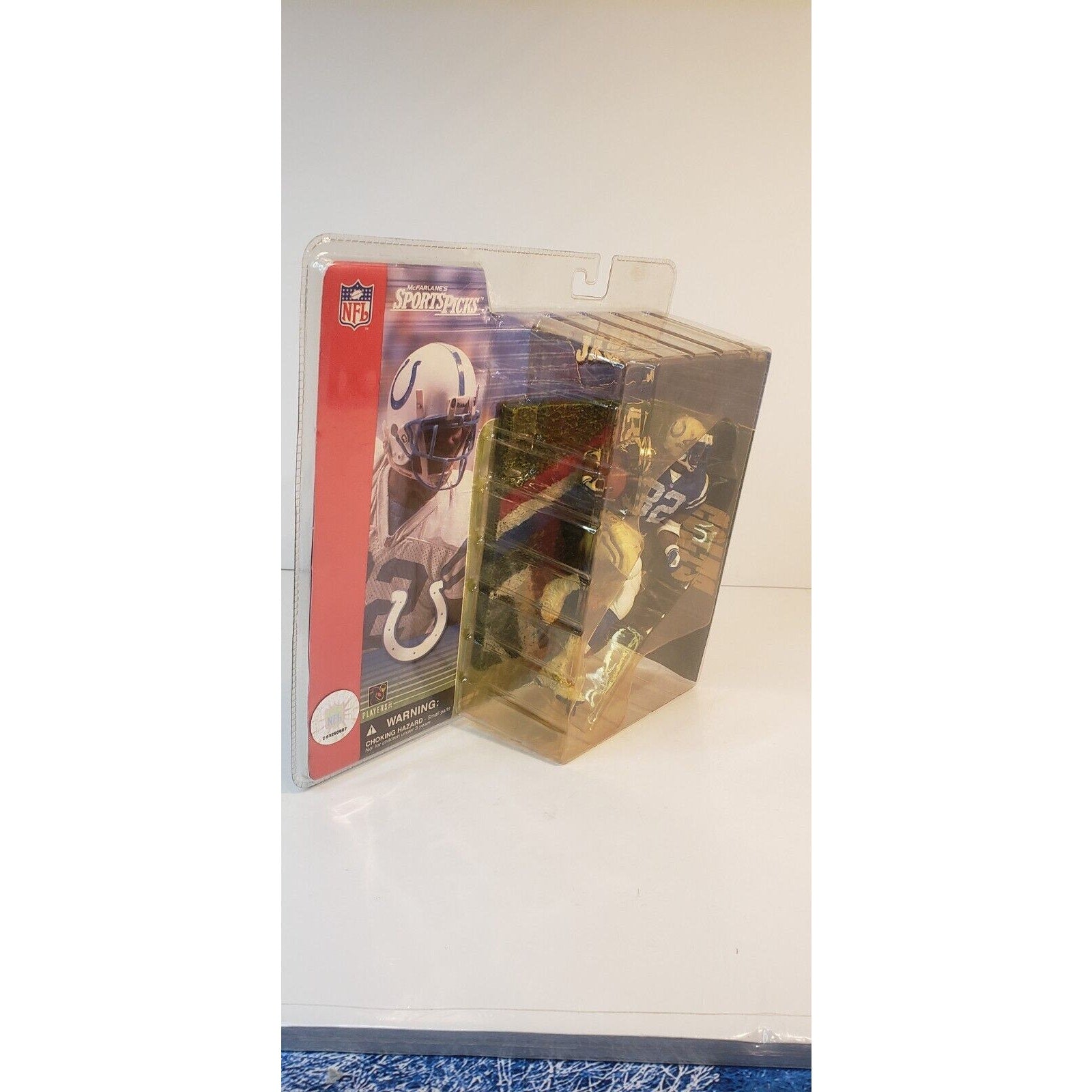 Edgerrin James McFarlane Series 1 Rookie Blue Jersey Variant Colts Figure 2001