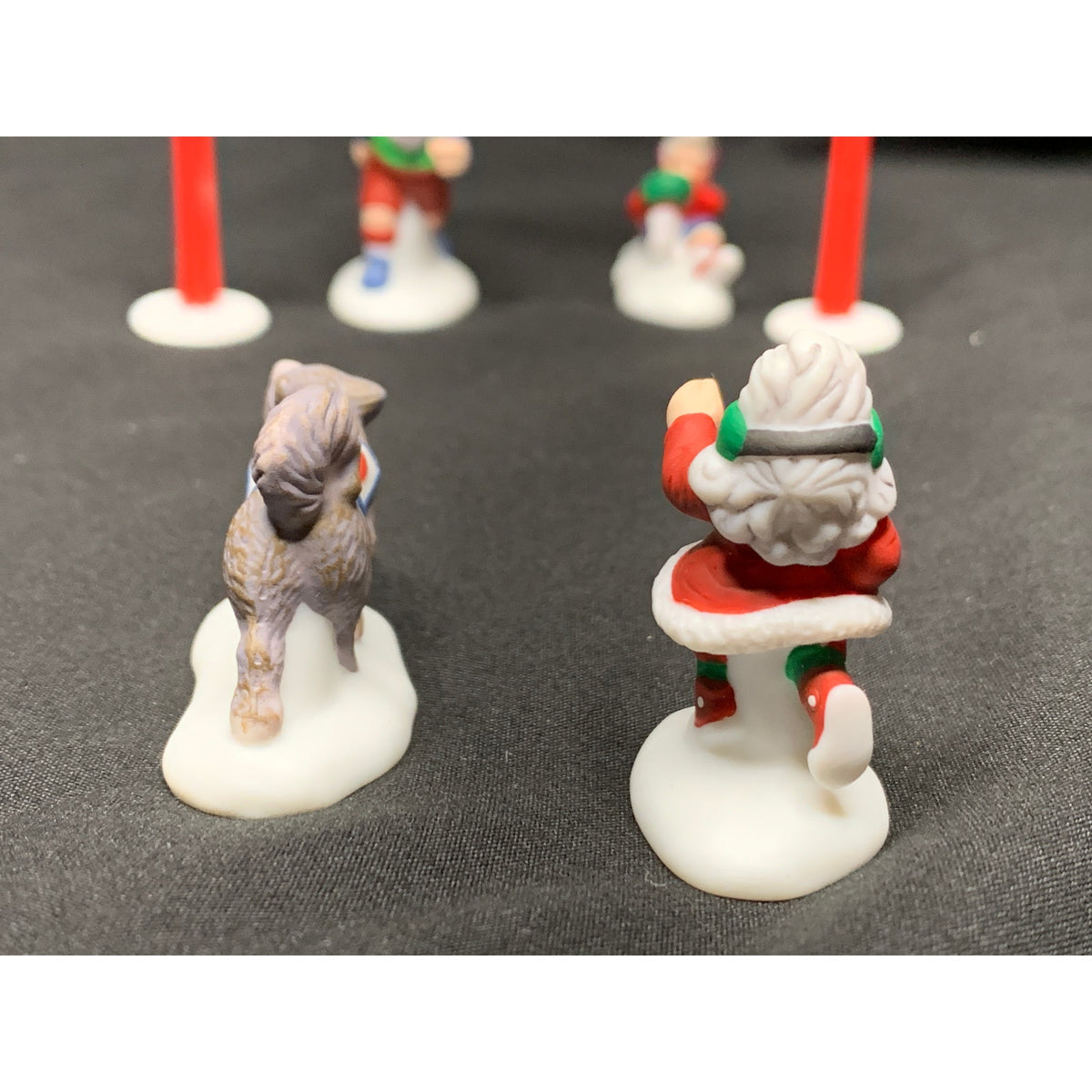 Dept 56 Christmas Fun Run 56434 North Pole Series Set of 6 Retired 1998