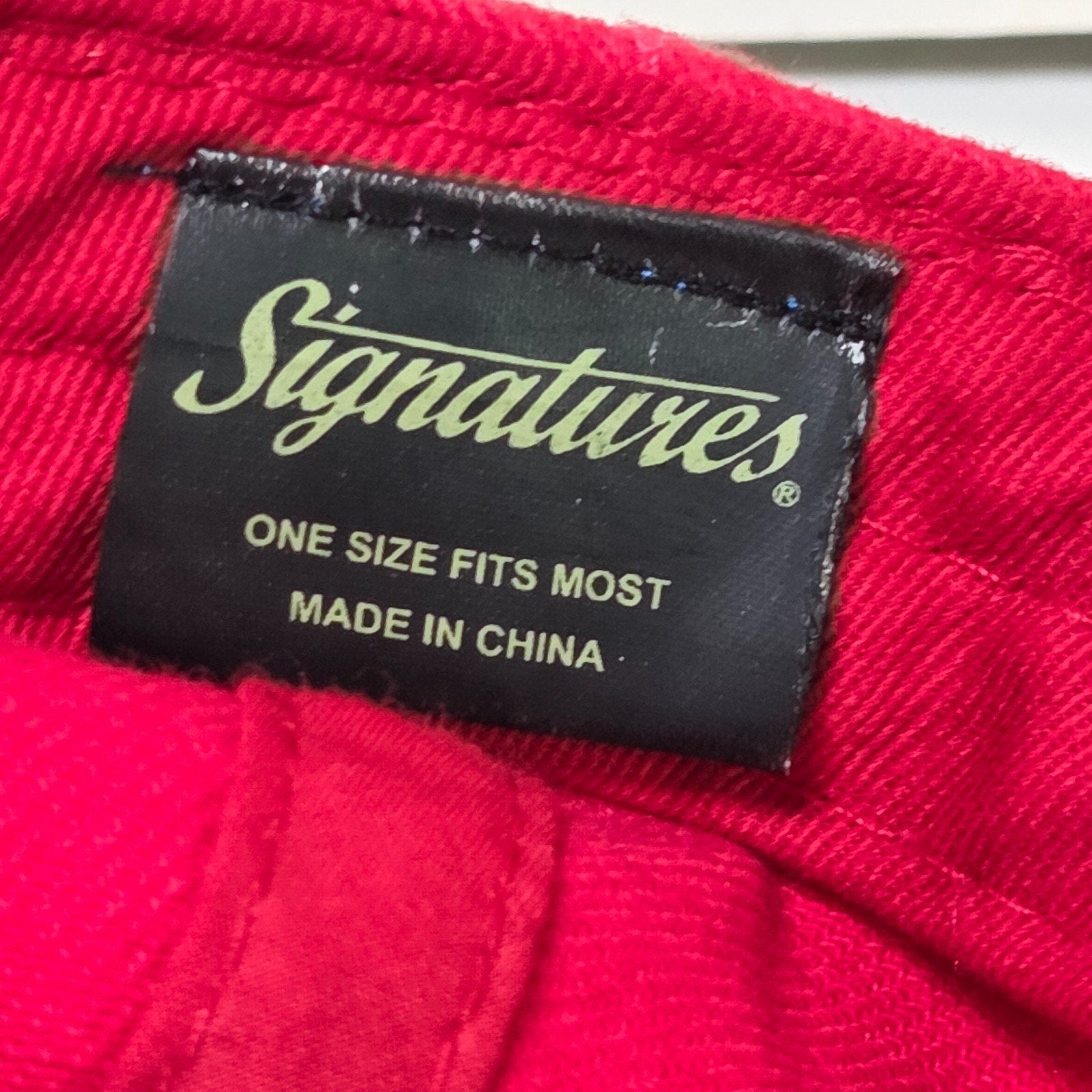 Ohio State Buckeyes Scarlet Hat Cap One Size Collegiate Licensed Adjustable