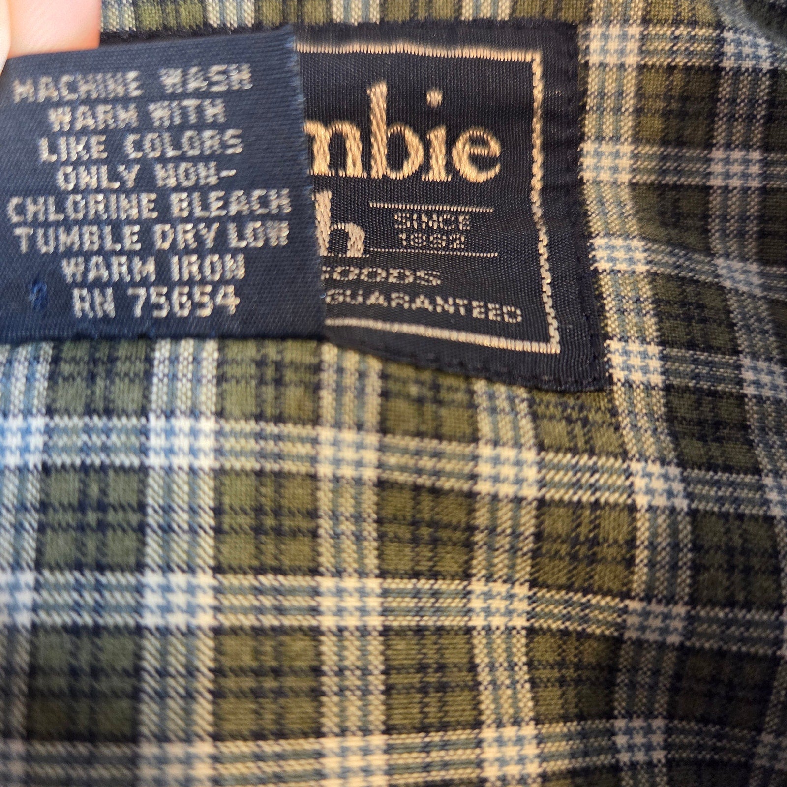 Abercrombie & Fitch Plaid Button Down Shirt L Short Sleeve Cotton