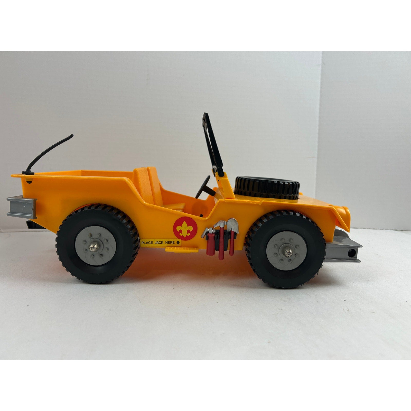 Vintage Kenner Steve Scout Jeep Trailer & Snowmobile Set 1970s Toys