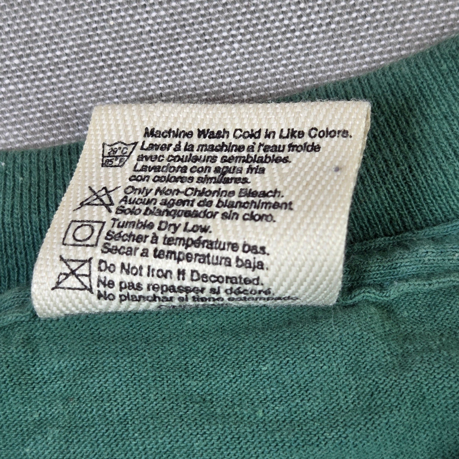 Oneita 1994 Bird Poop Identification Single Stitch USA T Shirt XL Vintage