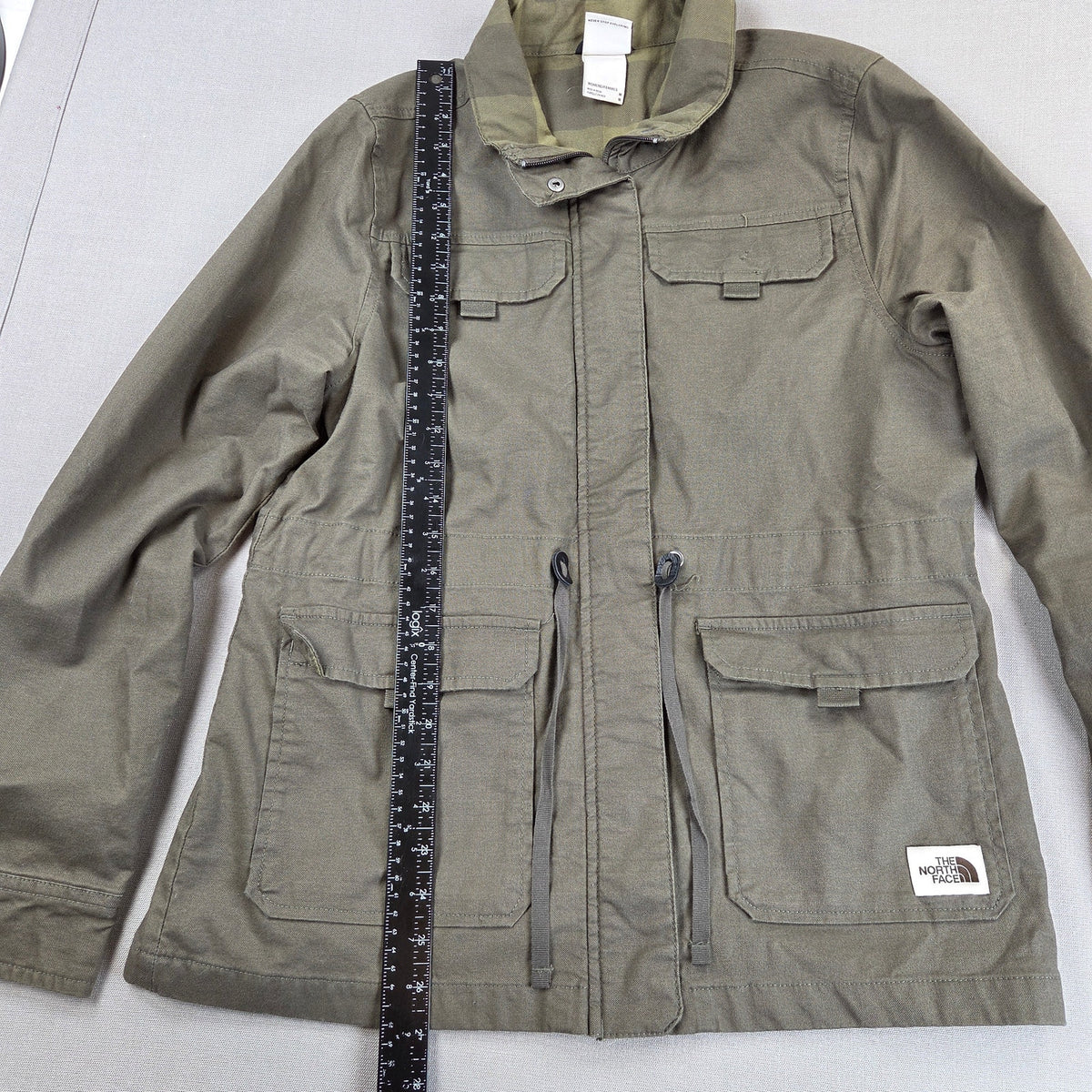 The North Face Urban Utility Field Jacket Womens M Green Plaid Lined F19