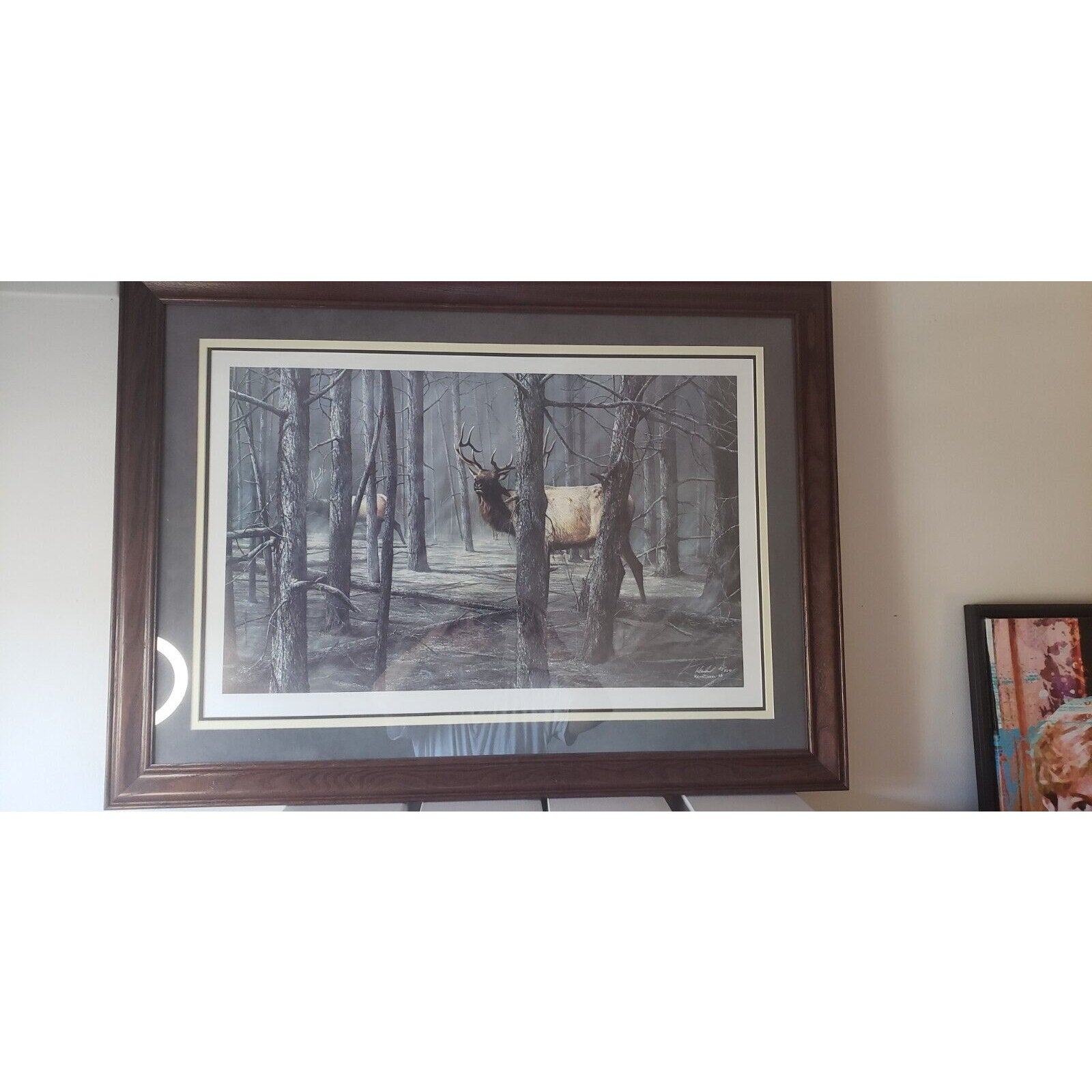Kevin Daniel "The Consequence of Fire" Framed Art Print LE 81/450 w/ COA 44"x33"