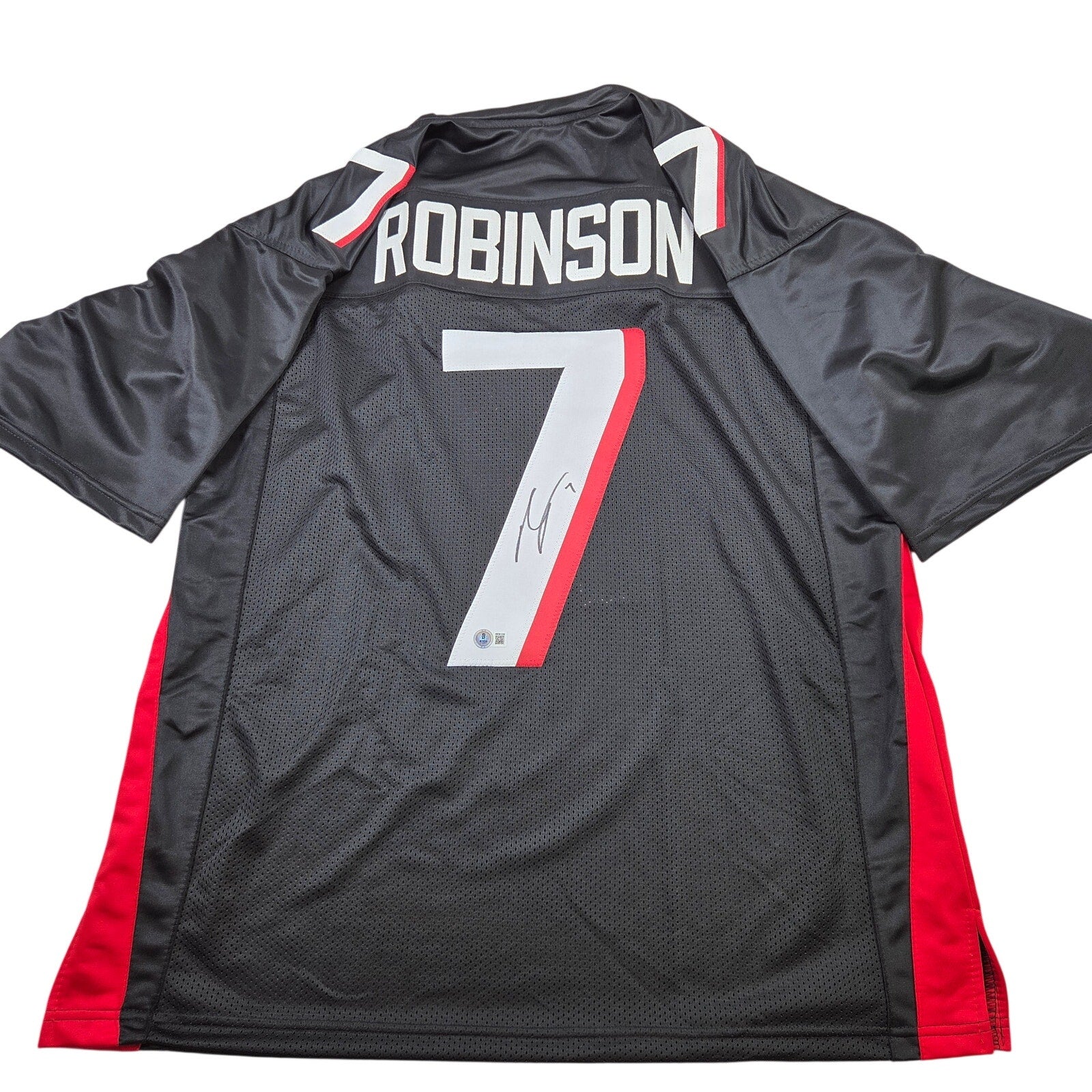 Bijan Robinson Signed Atlanta Falcons Custom Jersey BAS Witness Certified