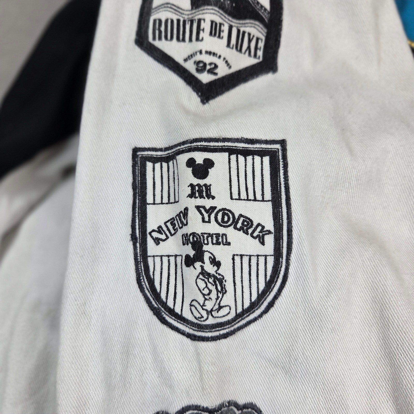 Vintage 1992 Mickey & Co Disney World Tour 1001 Hellos Varsity Jacket M