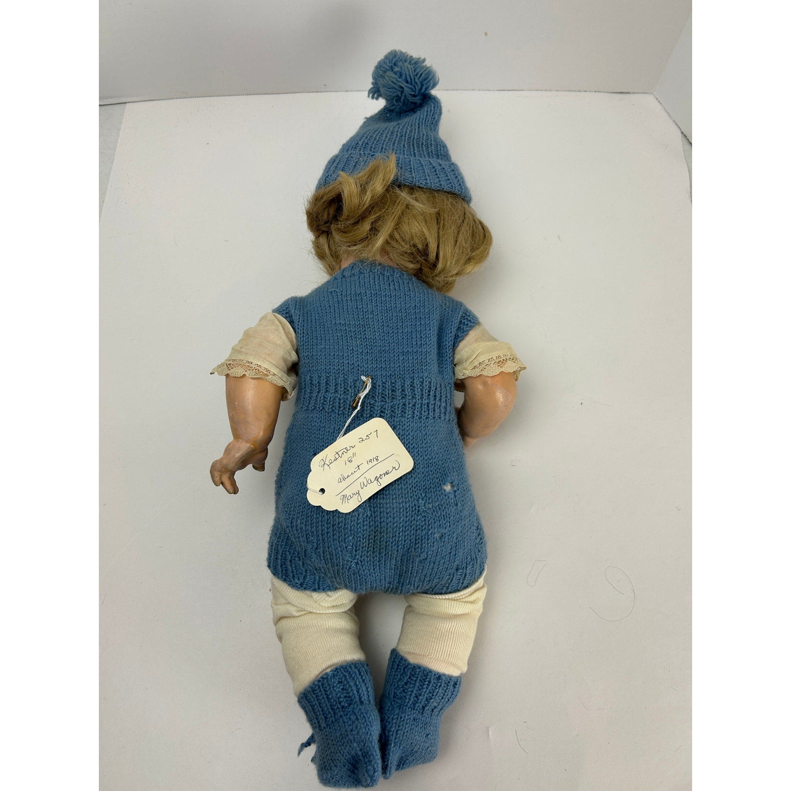 Antique Kestner 257 bisque baby 18in Germany sleep eyes open mouth