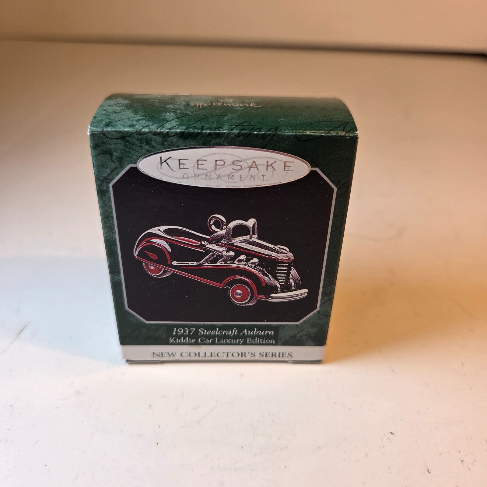 Hallmark MINI Ornament 1998 1937 Steelcraft Auburn Kiddie Car Luxury Edition # 1