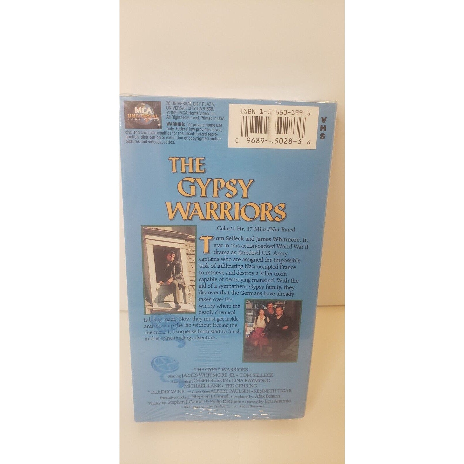 The Gypsy Warriors VHS New Sealed 1992 Tom Selleck