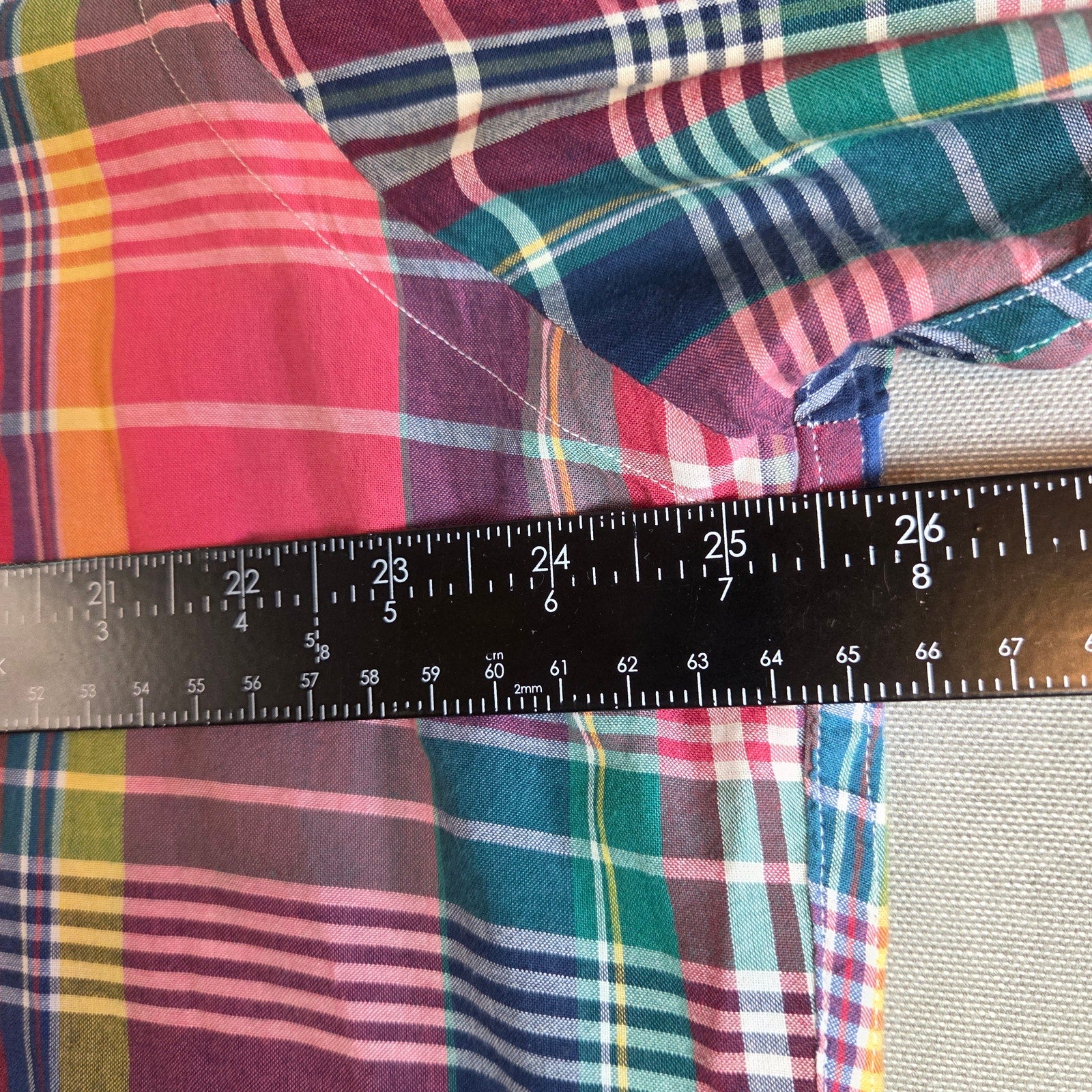 Polo Ralph Lauren XL Plaid Cotton Button Down Shirt Long Sleeve Multicolor