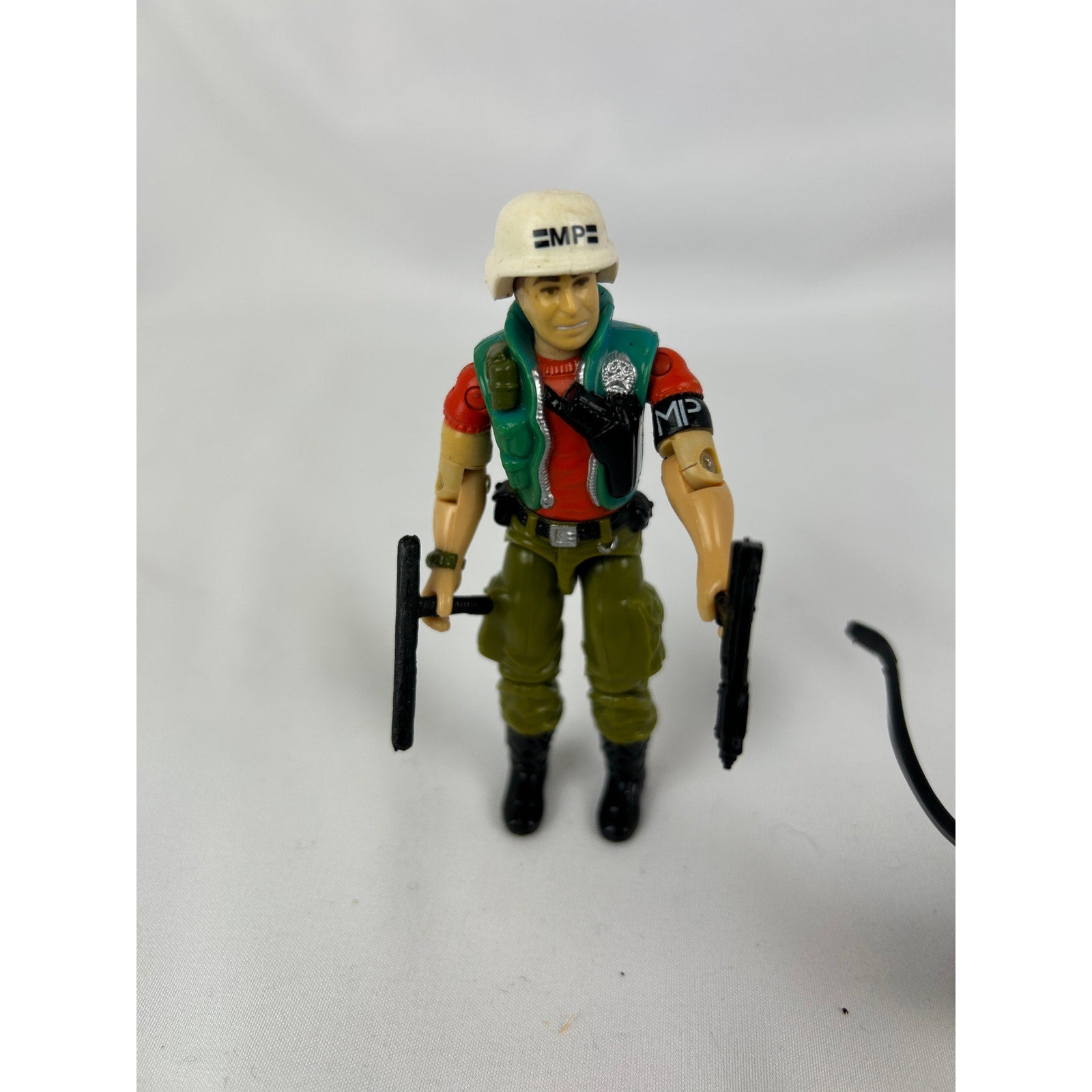 GI Joe Law & Order MP K-9 1987 Vintage Figure Complete with Filecard