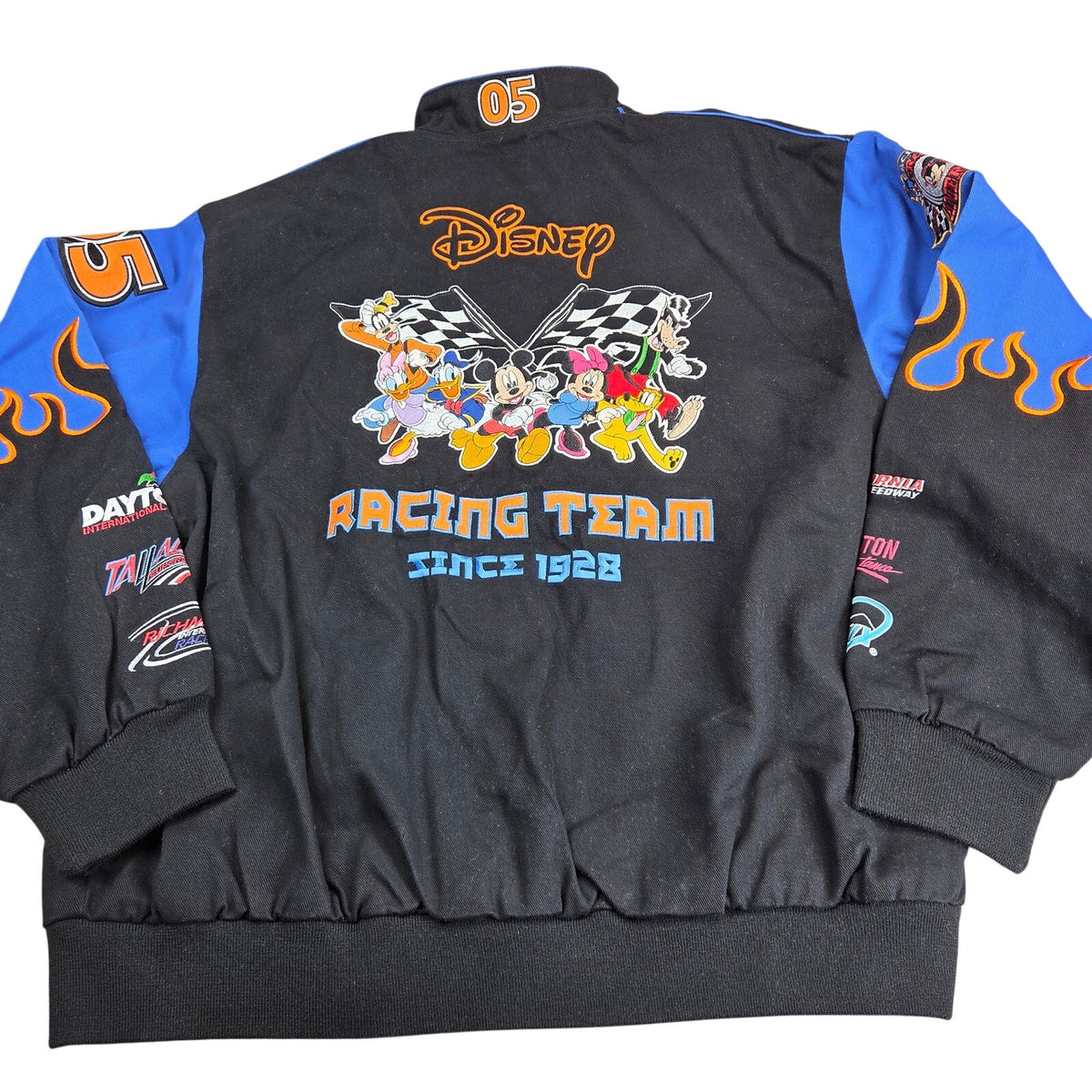 Vintage 2005 JH Design Disney Racing Across America Mickey Jacket 2XL Daytona