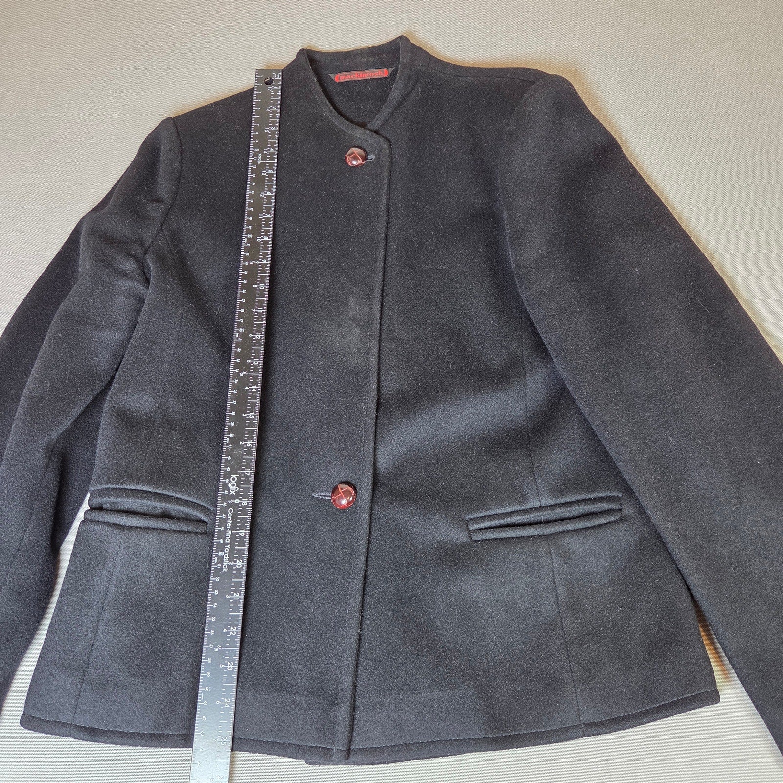 Mackintosh Vintage Wool Jacket Womens 8 USA Made Union ILGWU