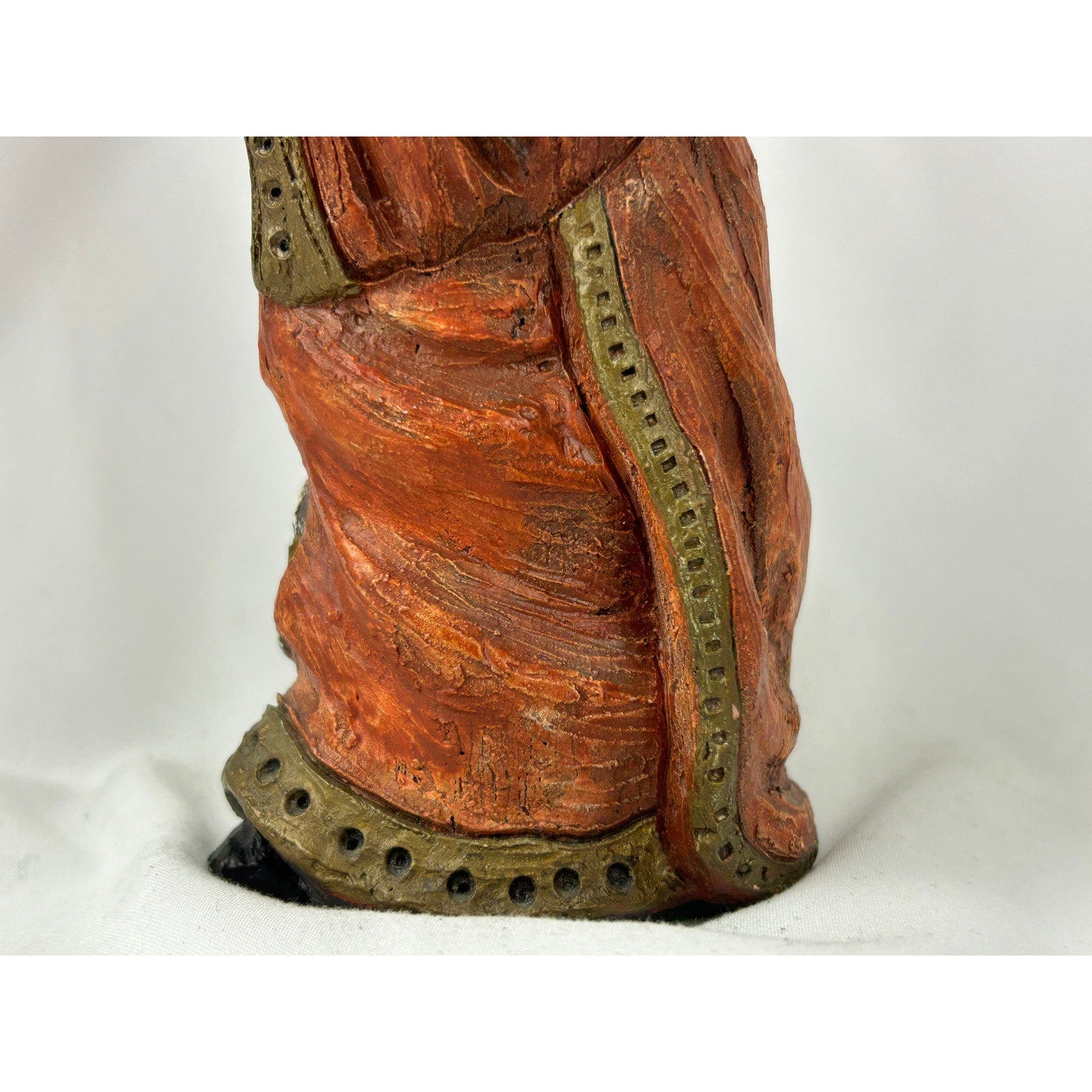Mike Makras Gandalf Sculpture Hand Painted Wizard Figure Vintage Art 1980