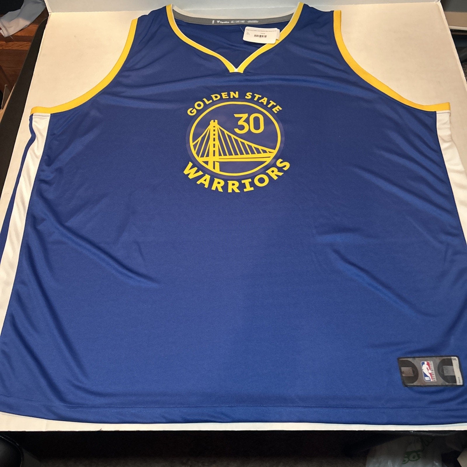 Steph Curry #30 Golden State Warriors- Fanatic Basketball Jersey - Size 5XL
