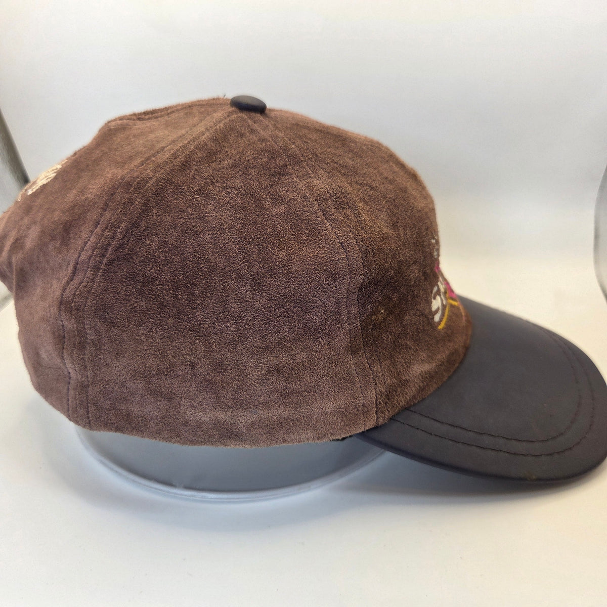 Ski-Doo Rotax Bombardier Leather Strapback Hat Cap Canada Made Vintage