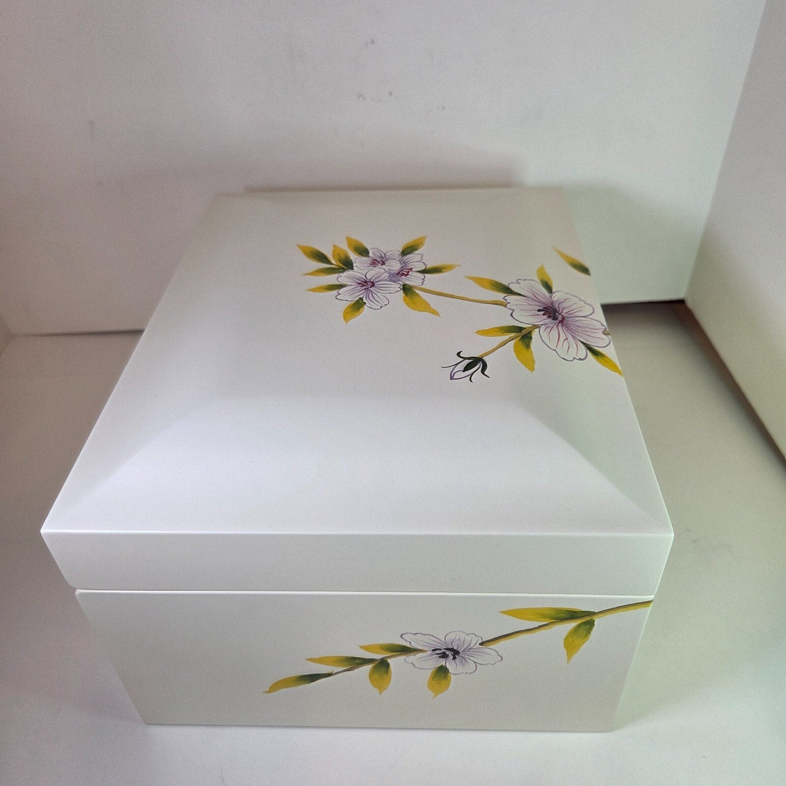 The Eloise Floral Design Jewelry Box w/Cremation Urn 10" x 8" x 6"