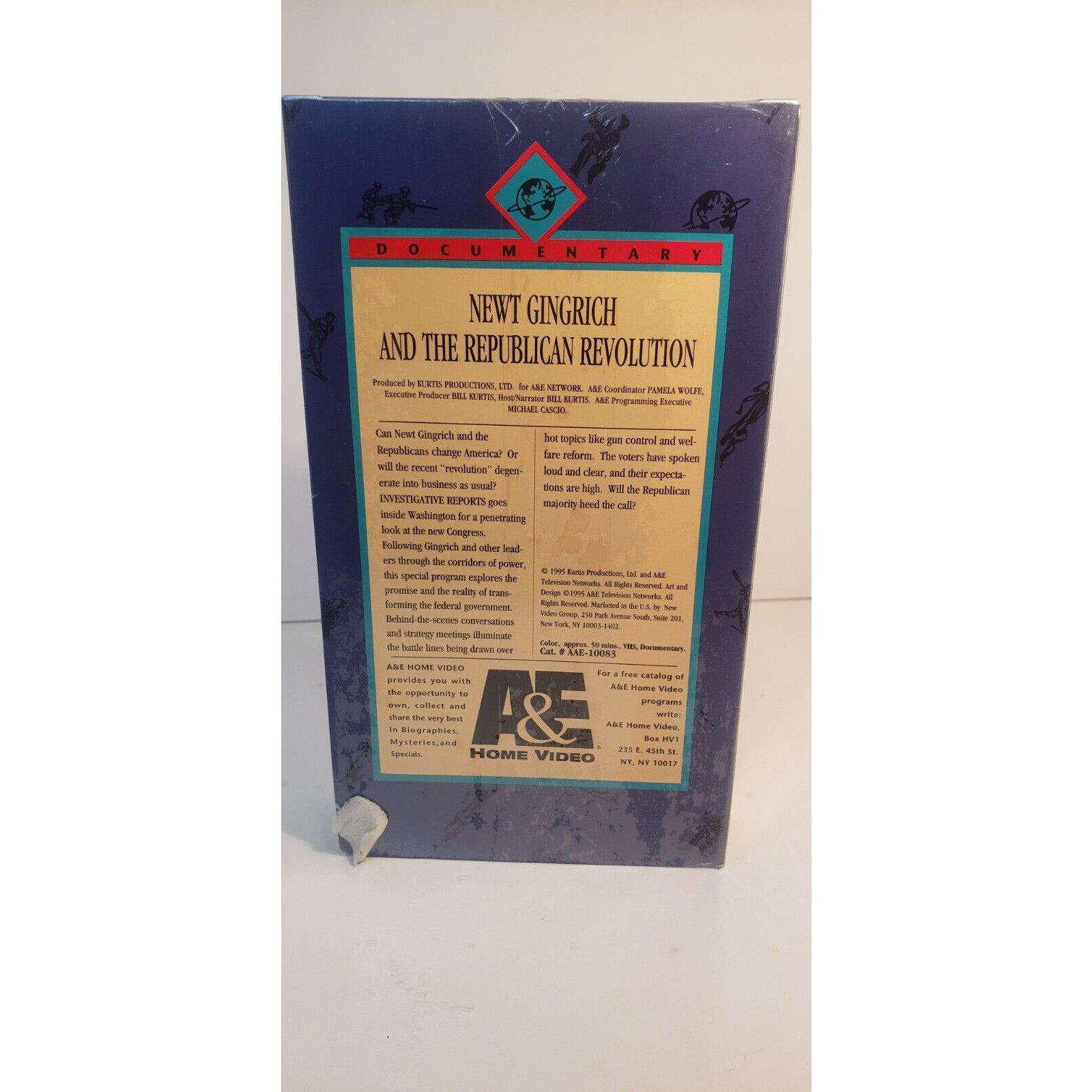 Newt Gingrich & the Republican Revolution 1995 VHS New Sealed