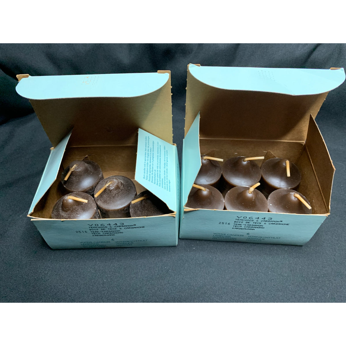 PartyLite Teakwood & Cardamom Votive Candles V06443 Lot of 11 Retired Scent