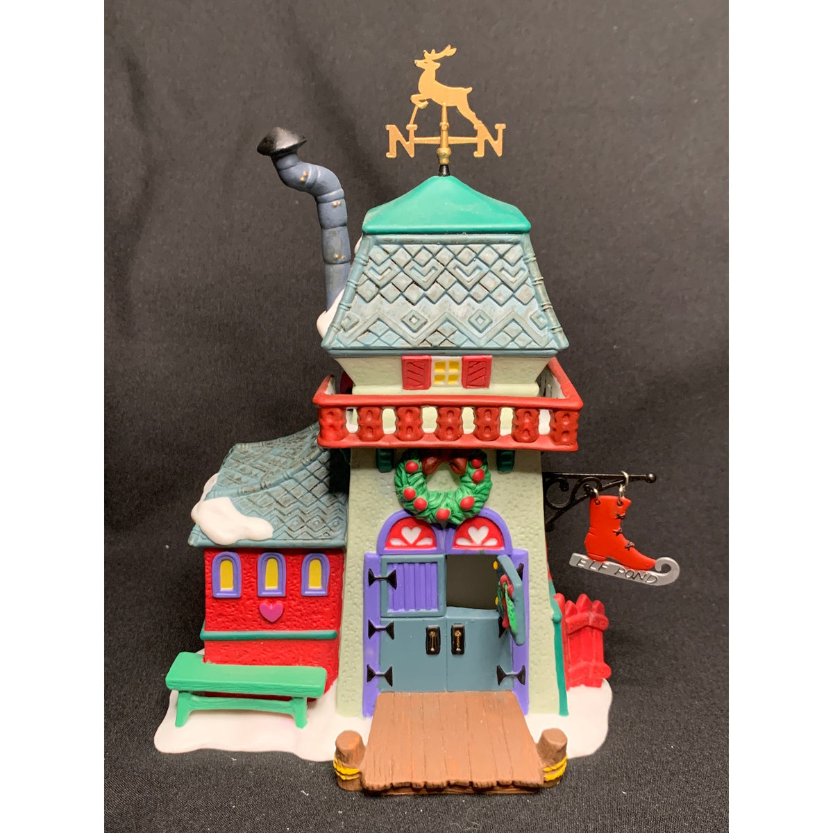 Dept 56 Peppermint Skating Party 56363 North Pole Village Set of 6 Retired