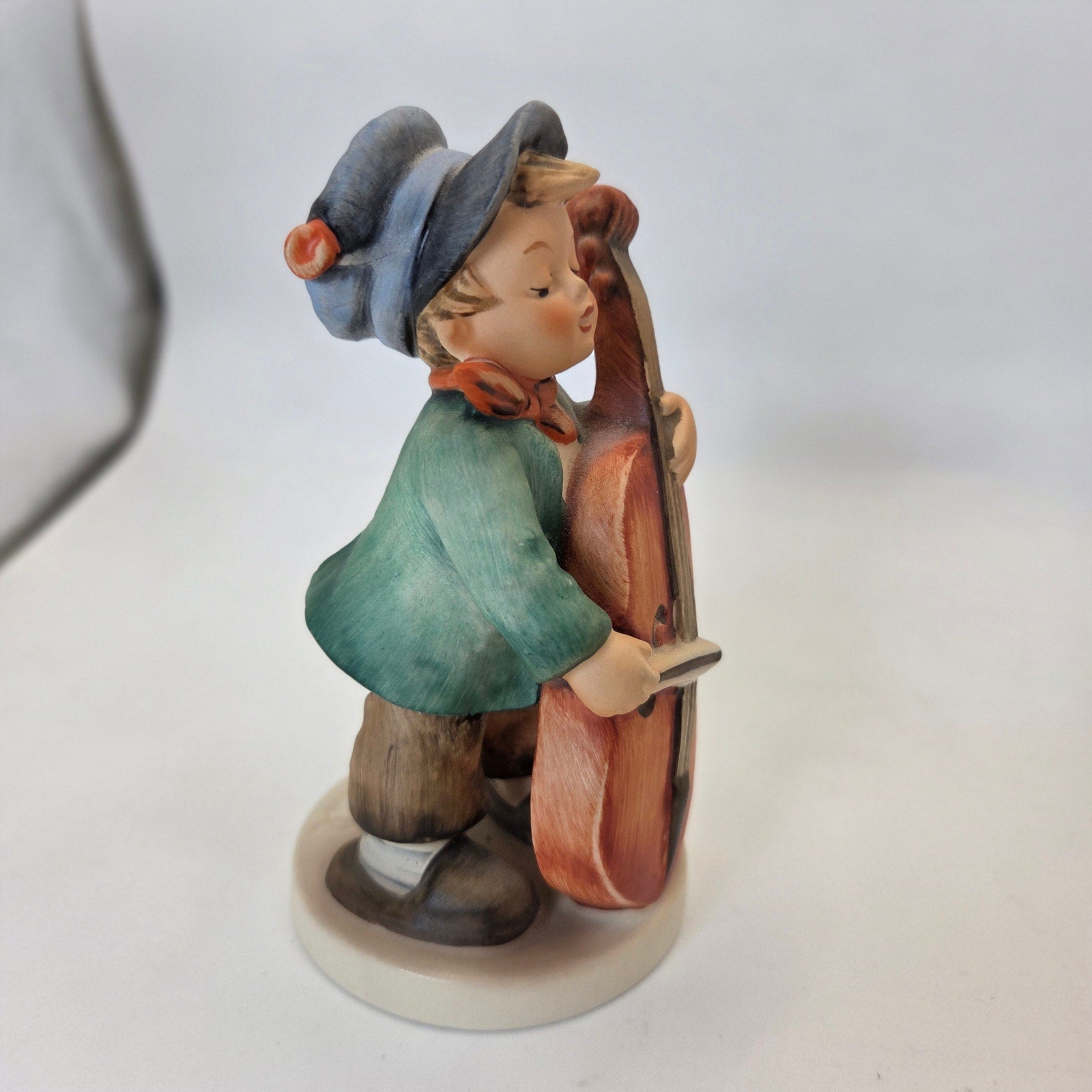 Goebel Hummel Sweet Music Figurine #186 Boy With Cello West Germany 1981 Vintage