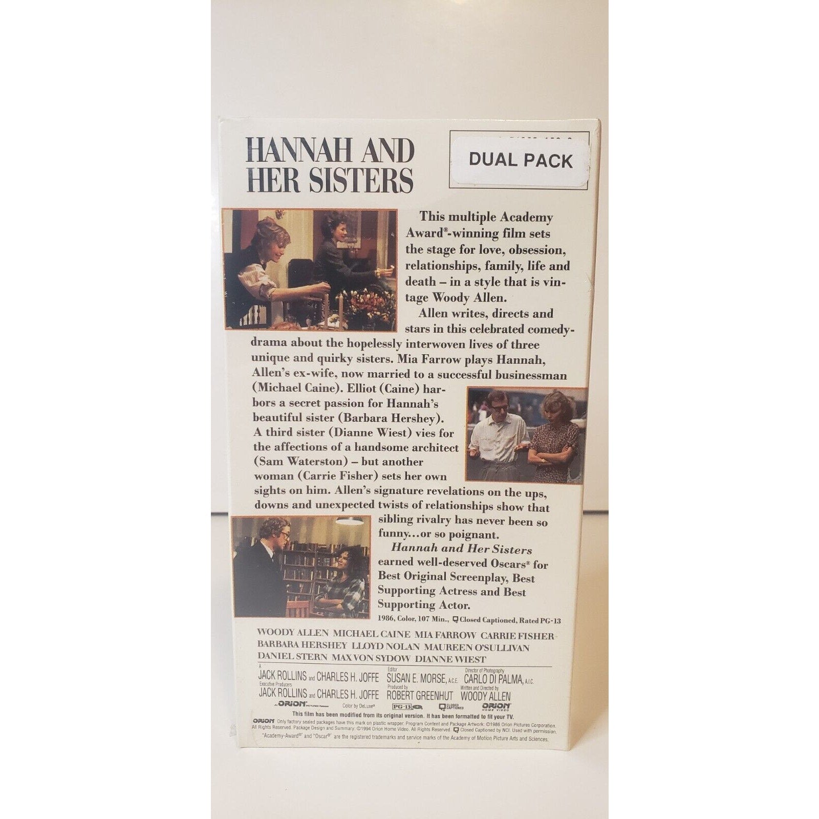 Hannah and Her Sisters VHS New Sealed 1994 Woody Allen Michael Caine Mia Farrow